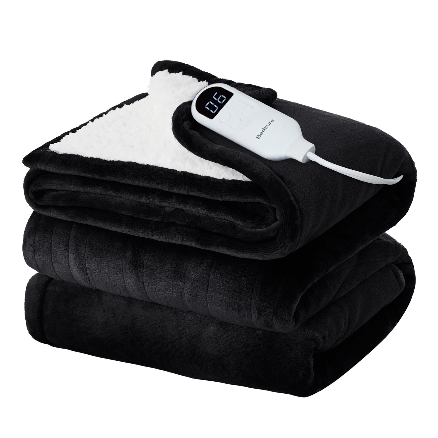 Bedsure Heated Blanket Throw Blanket