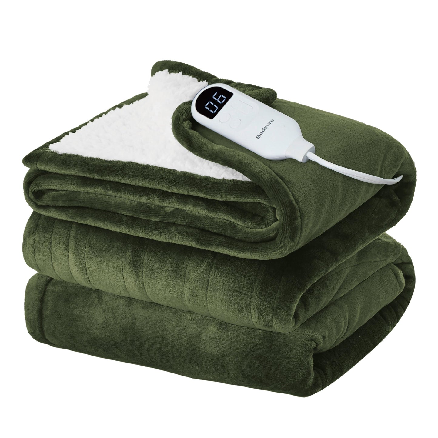 Bedsure Heated Blanket Throw Blanket