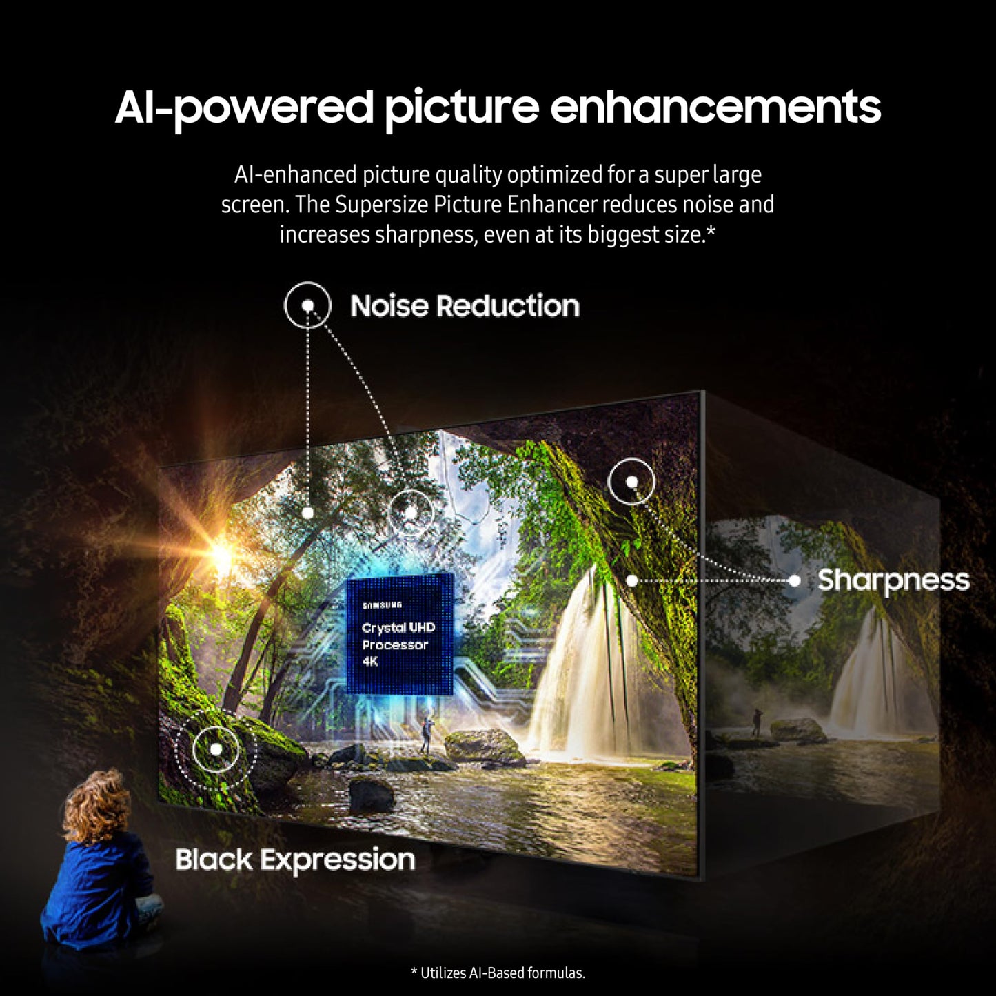 Samsung 98-Inch Class 4K Crystal UHD DU9000 Series HDR Smart TV