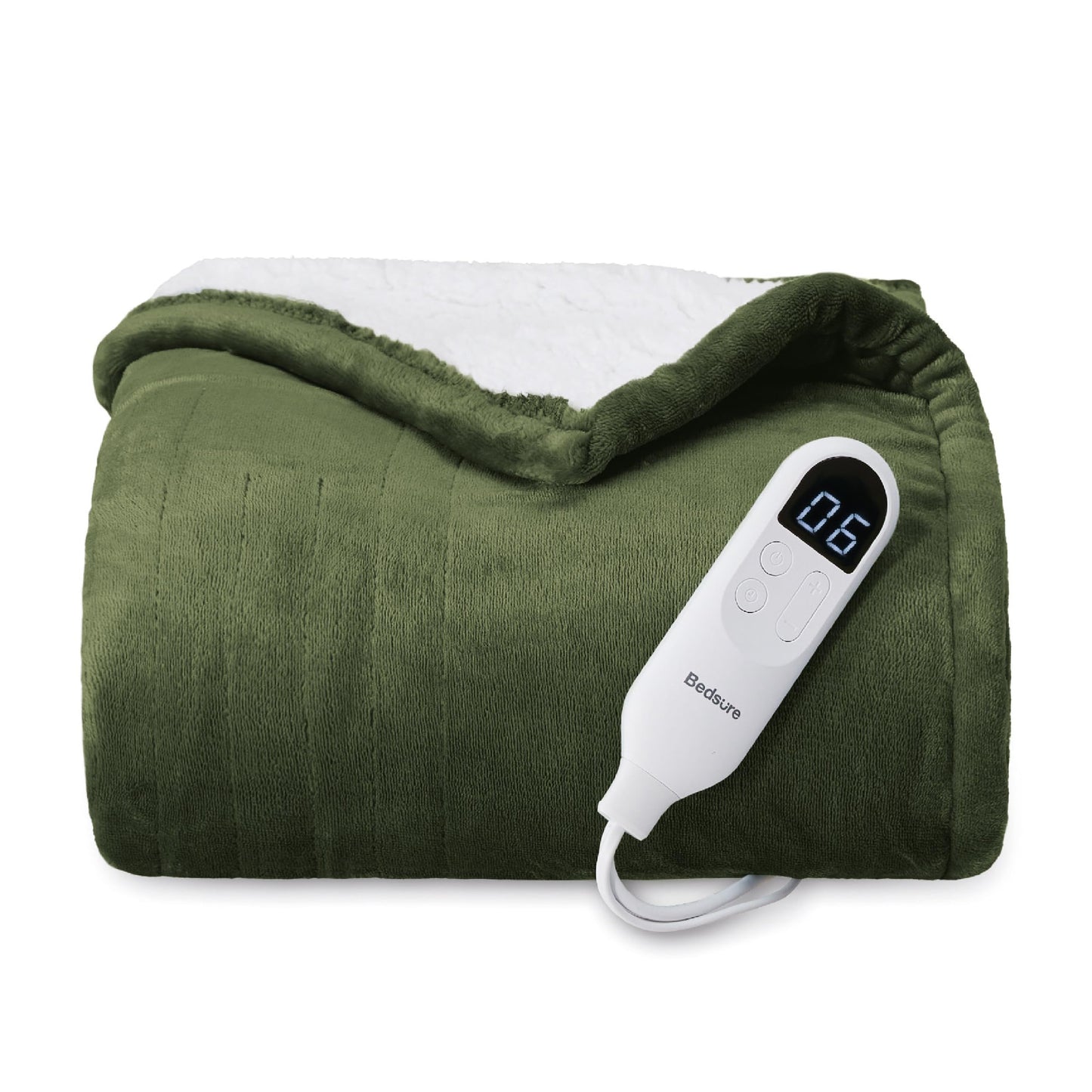Bedsure Heated Blanket Throw Blanket