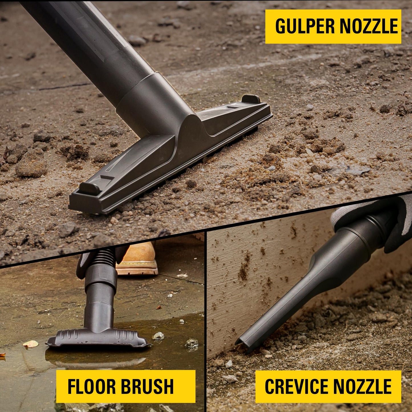 Stanley - SL18116P Wet/Dry Vacuum, 6 Gallon, 4 Horsepower Black