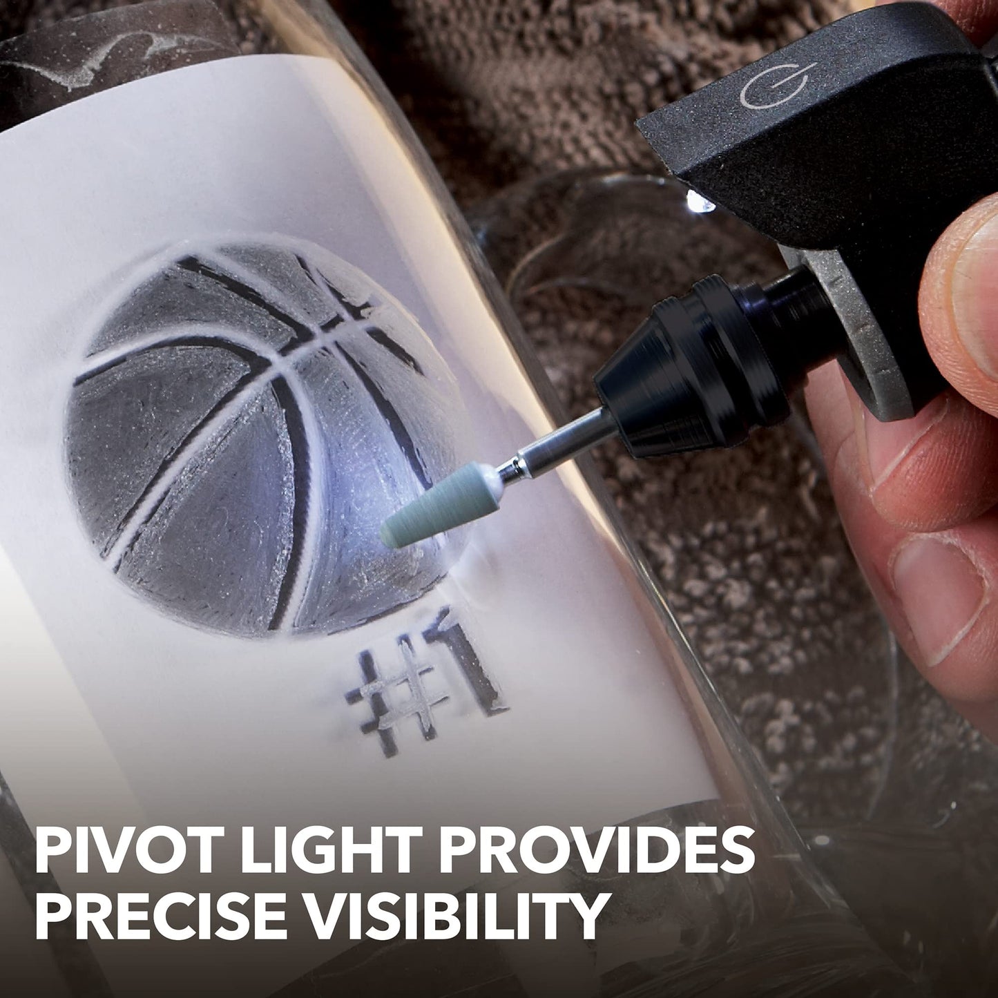 Dremel 4300-5/40 High Performance Rotary Tool Kit with LED Light- 5 Attachments & 40 Accessories - Ideal for Grinding, Cutting, Wood Carving, Sanding, and Engraving