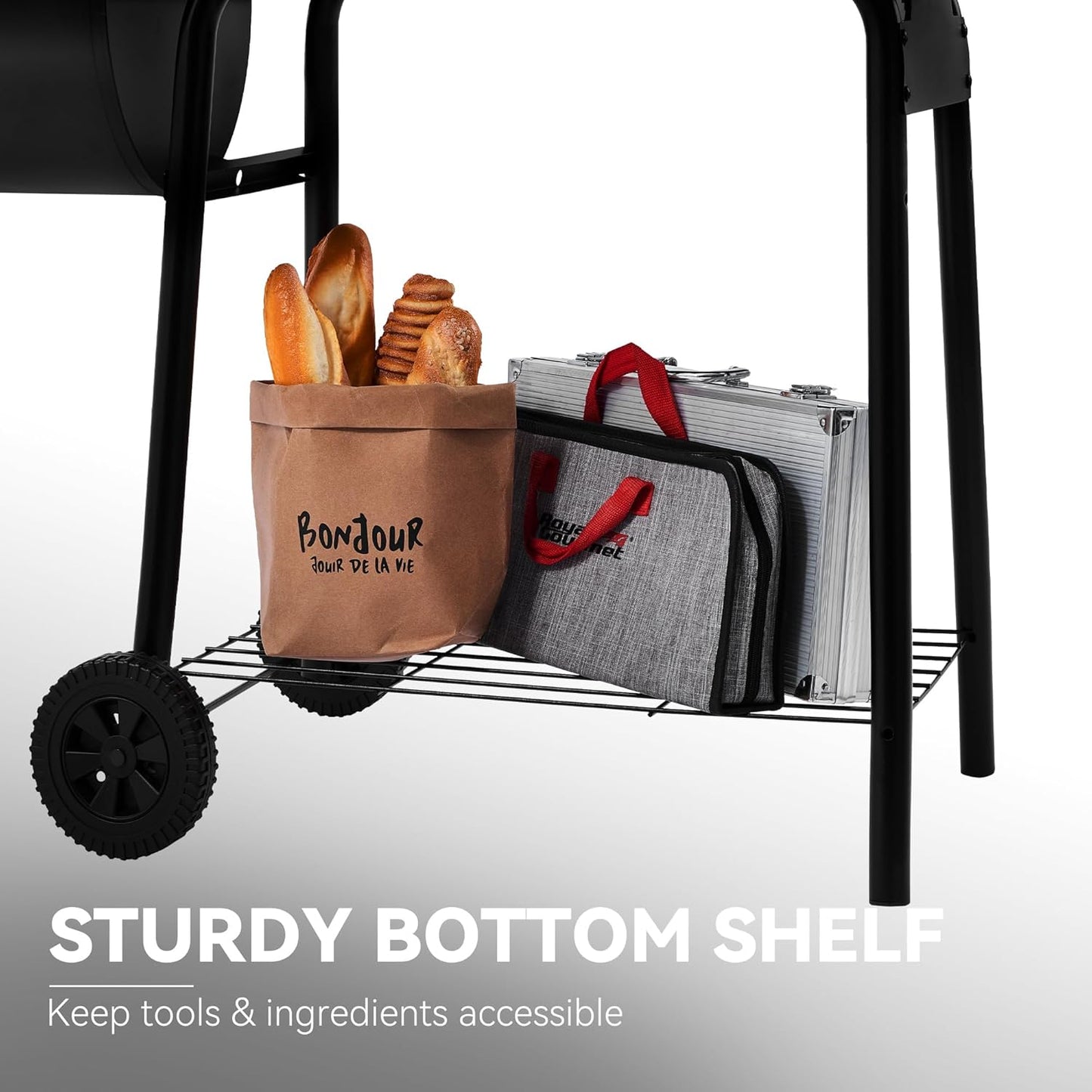 Royal Gourmet CC1830S BBQ Charcoal Grill and Offset Smoker