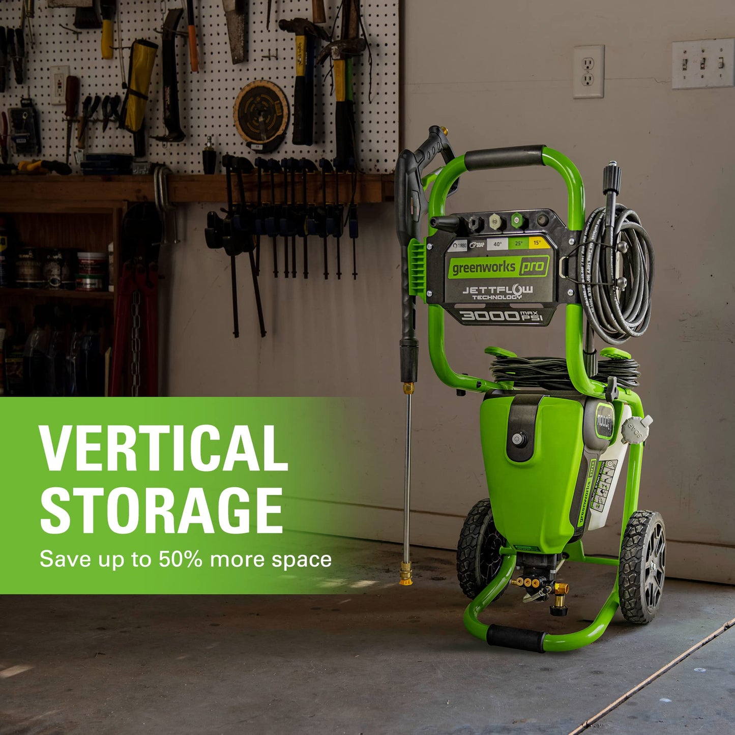 Greenworks Pro Brushless 3000 PSI (CSA Certified) 2.0 GPM Max / 1.1 GPM Electric Pressure