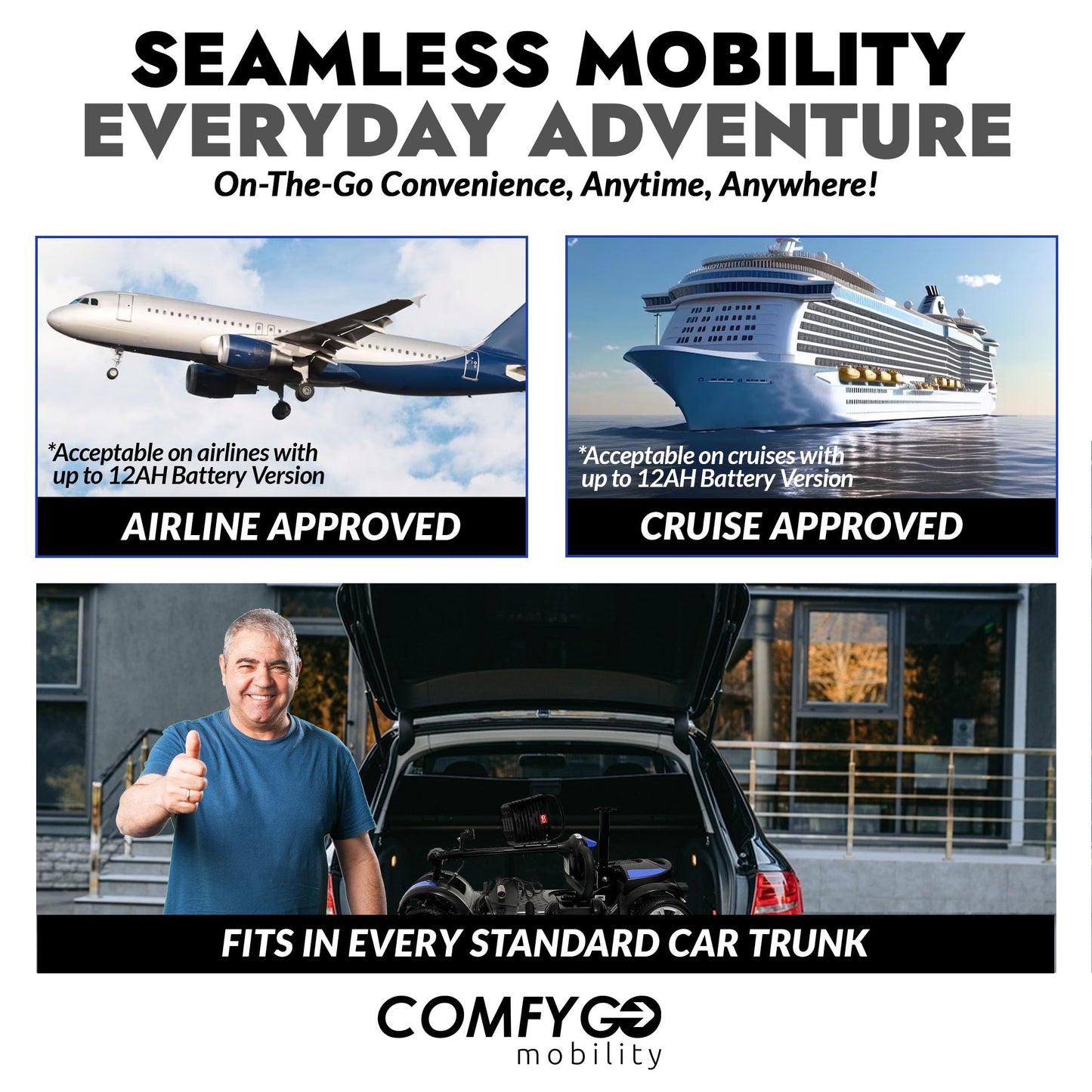 Comfygo Electric Mobility Scooter Z-4 for Adults