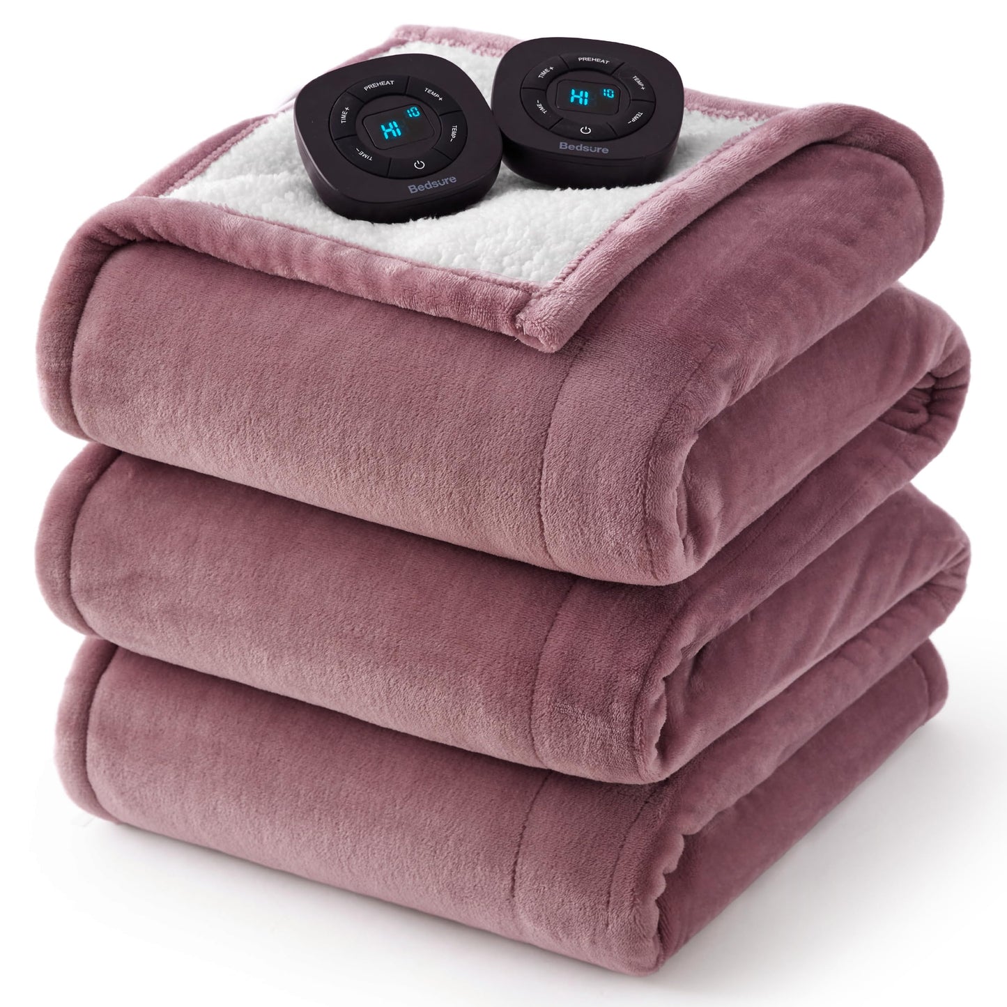 Bedsure Heated Blanket Throw Blanket