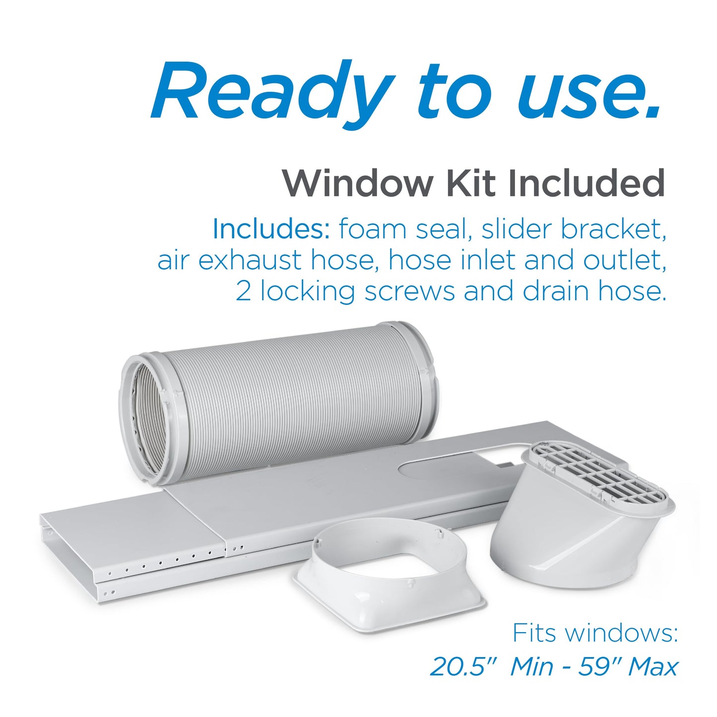 BLACK+DECKER Portable Air Conditioner, 8,000 BTU Rooms up to 400 Sq. Ft