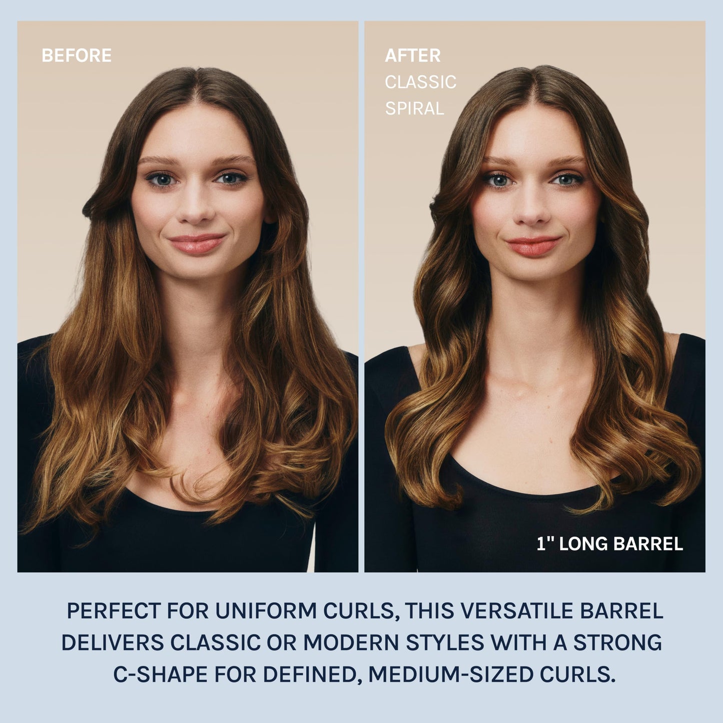 Bio Ionic Long Barrel Styler,Curling Iron with Moisture Heat Technology & NanoIonic MX, Verstatile Curling Wand