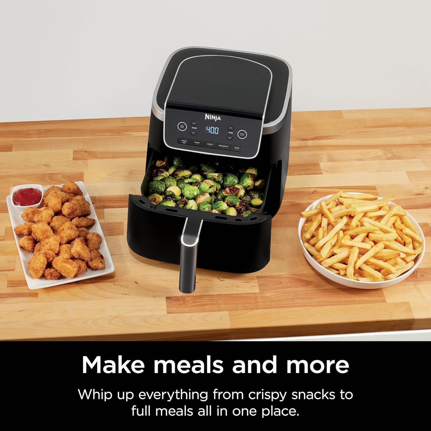 Ninja | Air Fryer | 6.5 QT Pro XL Capacity fits 9lbs