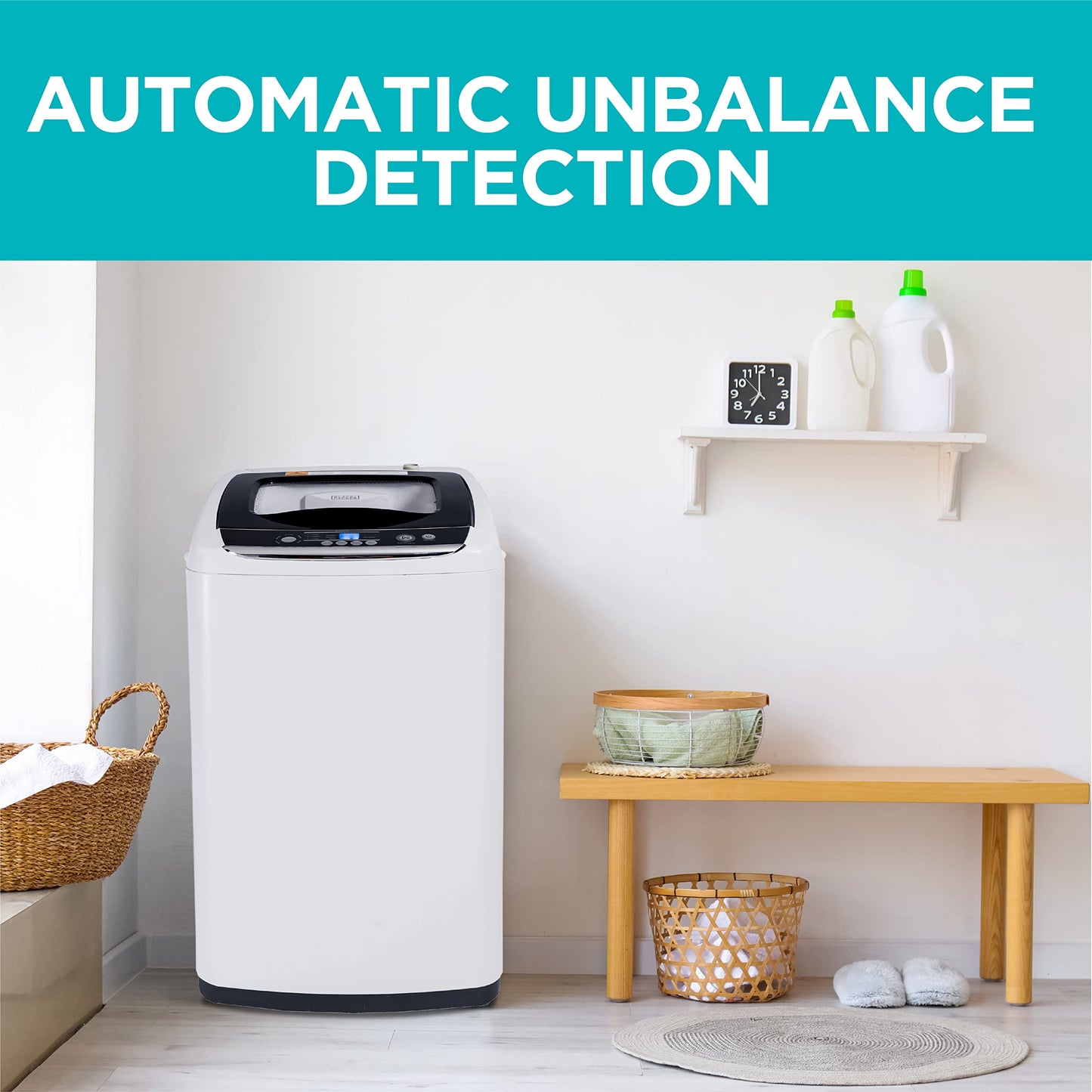 BLACK+DECKER 0.9 Cu. Ft. Portable Washer, 6.6 lb. Capacity Washing Machine