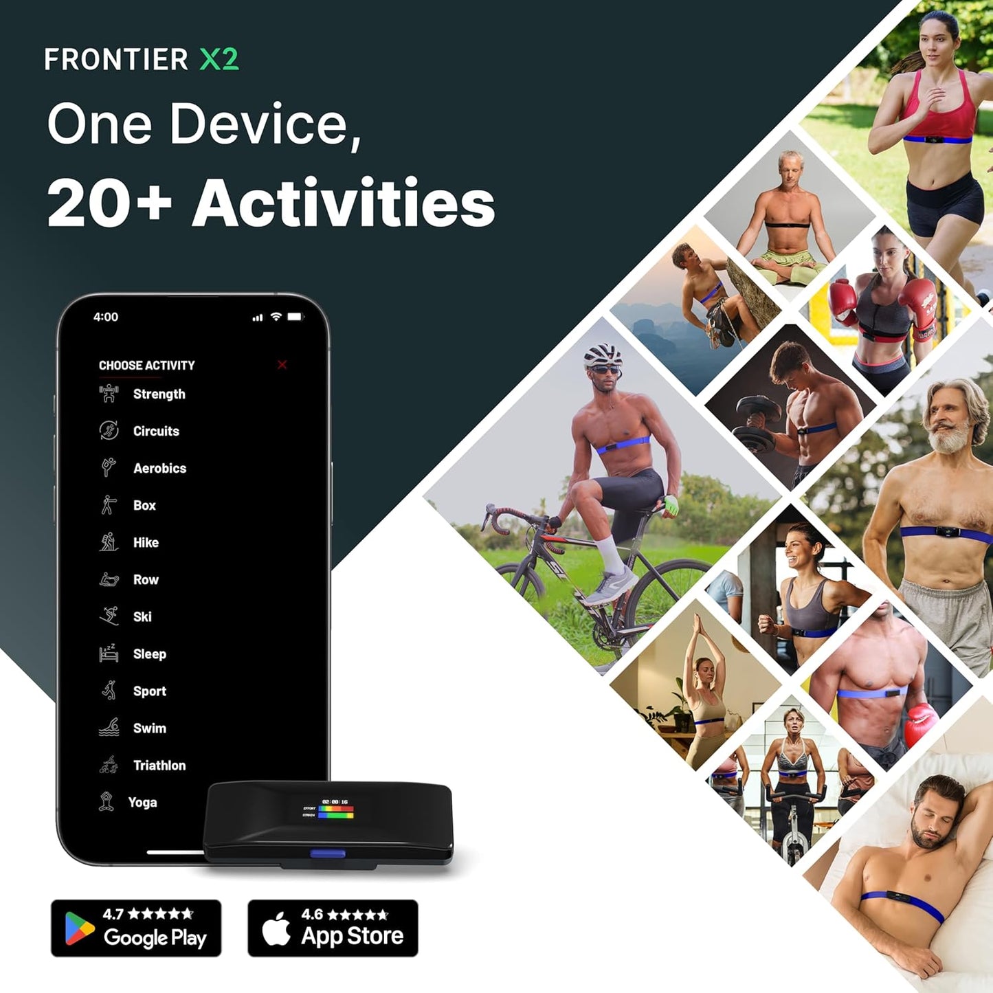 Frontier X2 Smart Heart Rate Monitor