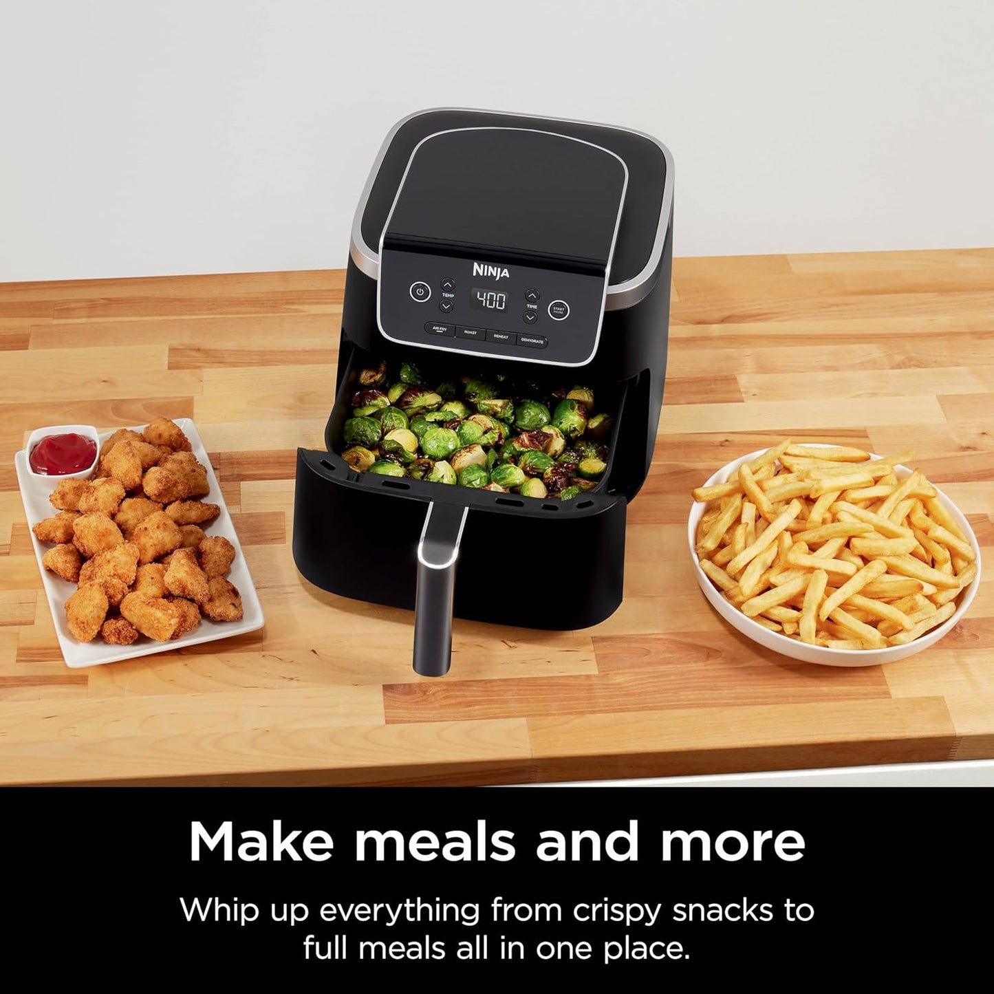 Ninja | Air Fryer | 6.5 QT Pro XL Capacity fits 9lbs