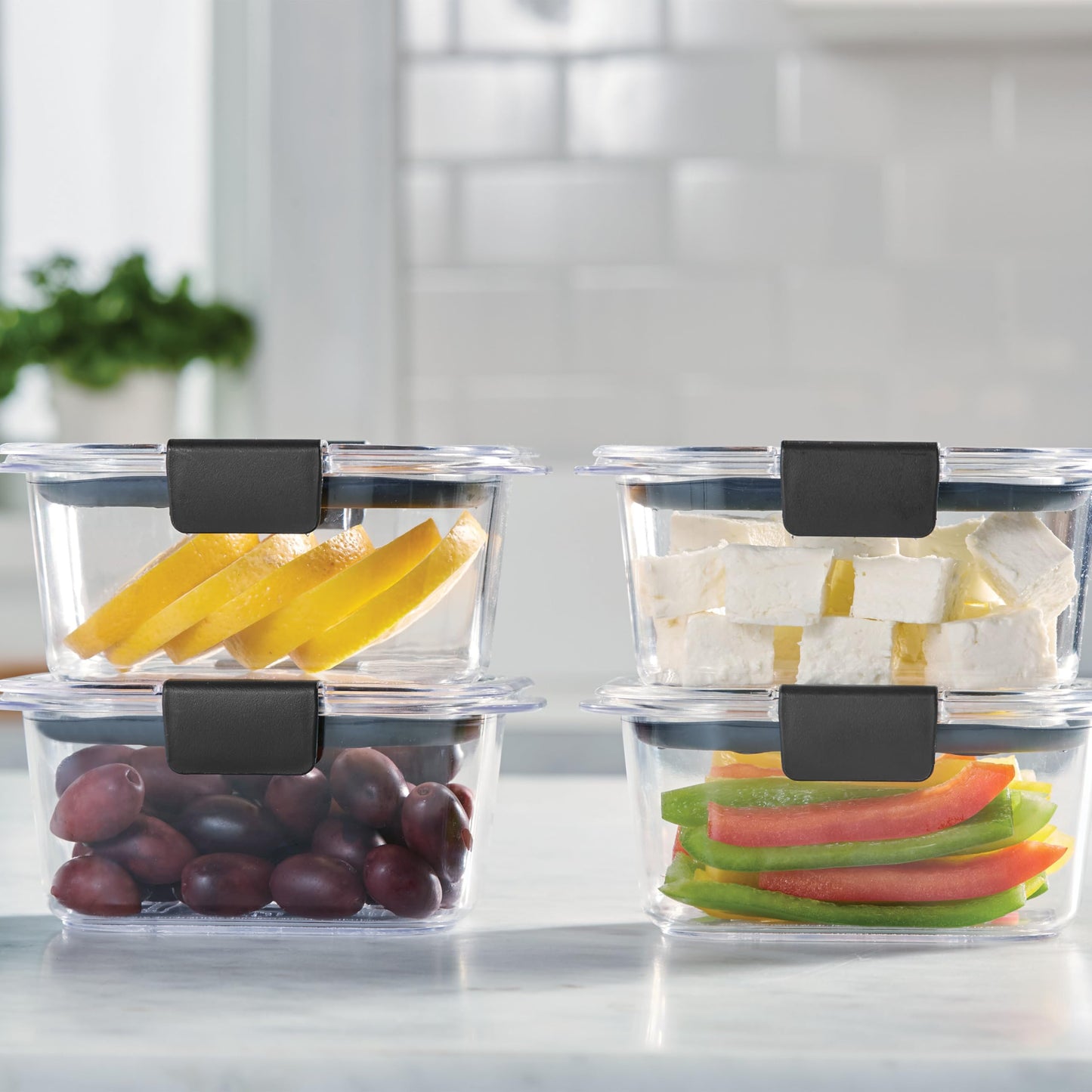 Rubbermaid Brilliance Food Storage Containers