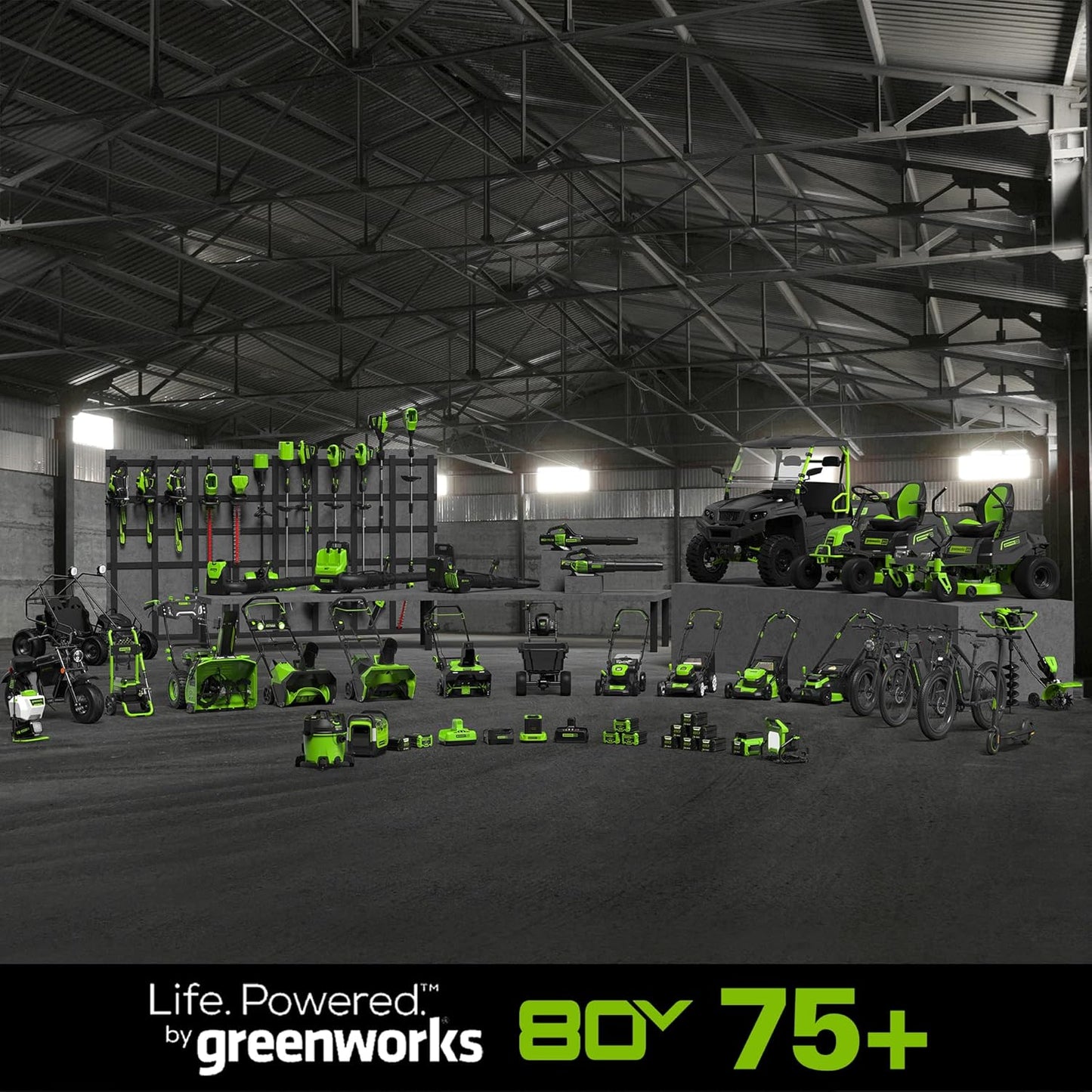 Greenworks 80V (75+ Compatible Tools) 20” Brushless Cordless Snow Blower, 2.0Ah Battery and Charger Included
