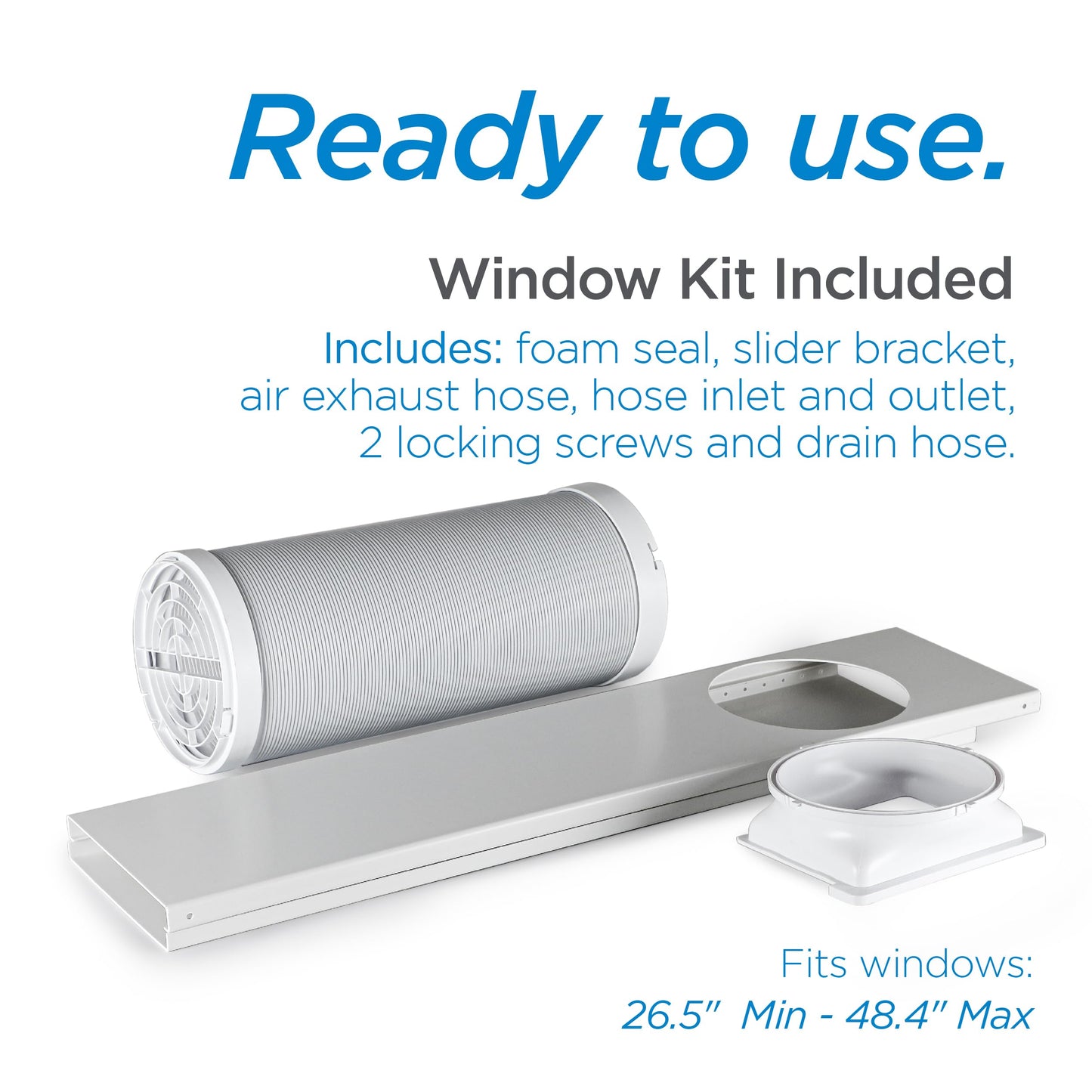 BLACK+DECKER Portable Air Conditioner, 8,000 BTU Rooms up to 400 Sq. Ft