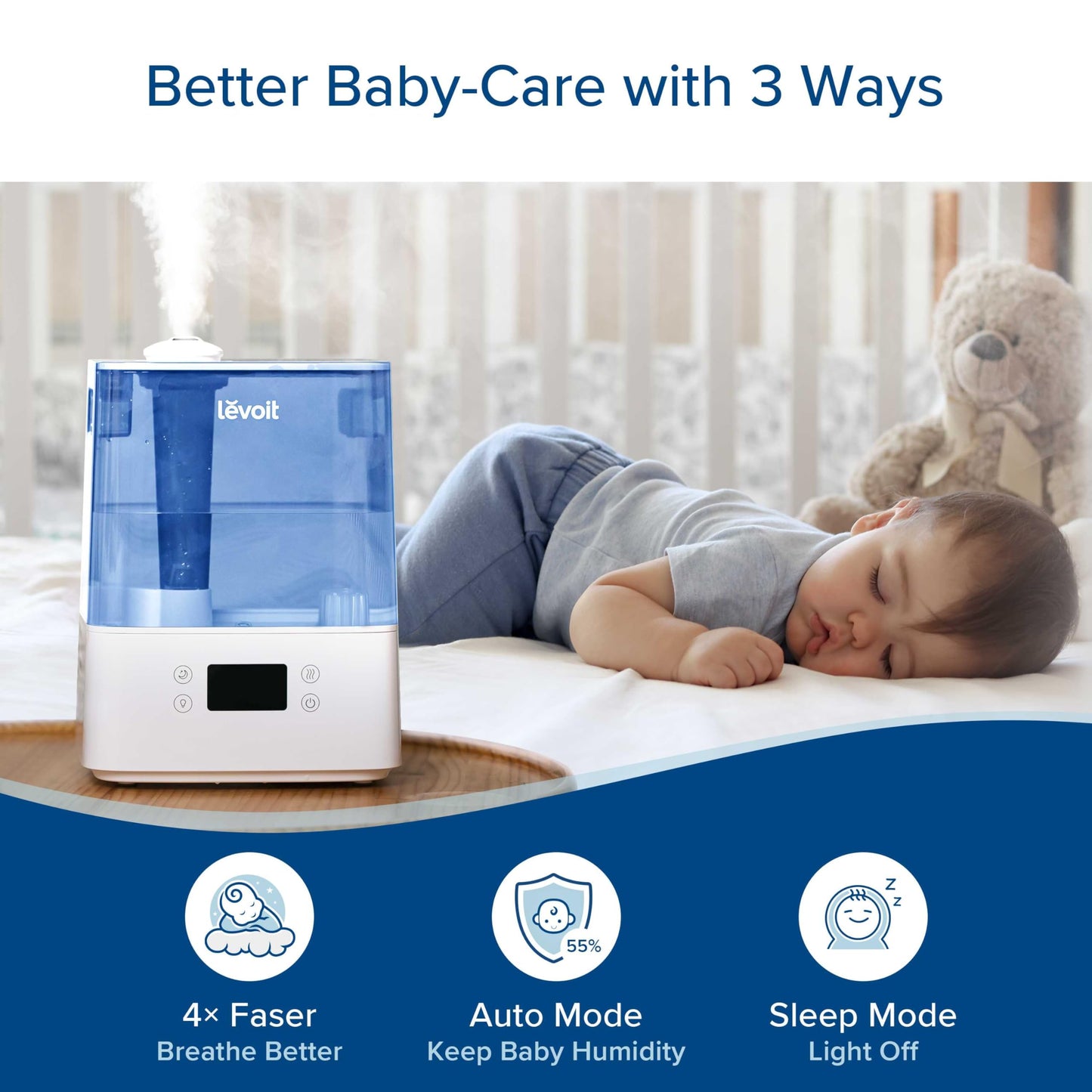 LEVOIT Humidifiers for Bedroom Large Room Home