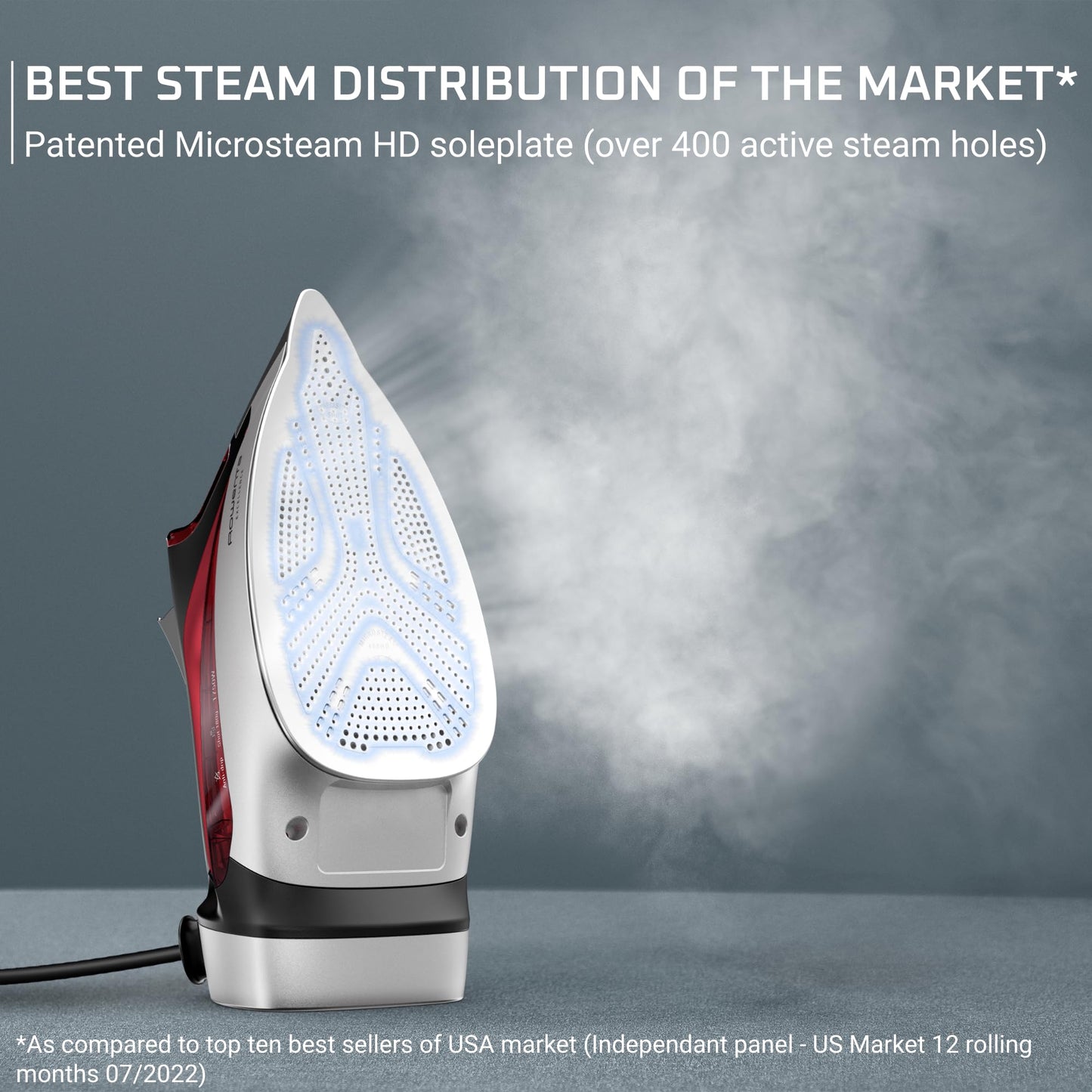 Rowenta Iron Steamer for Clothes, Focus Stainless Steel Soleplate