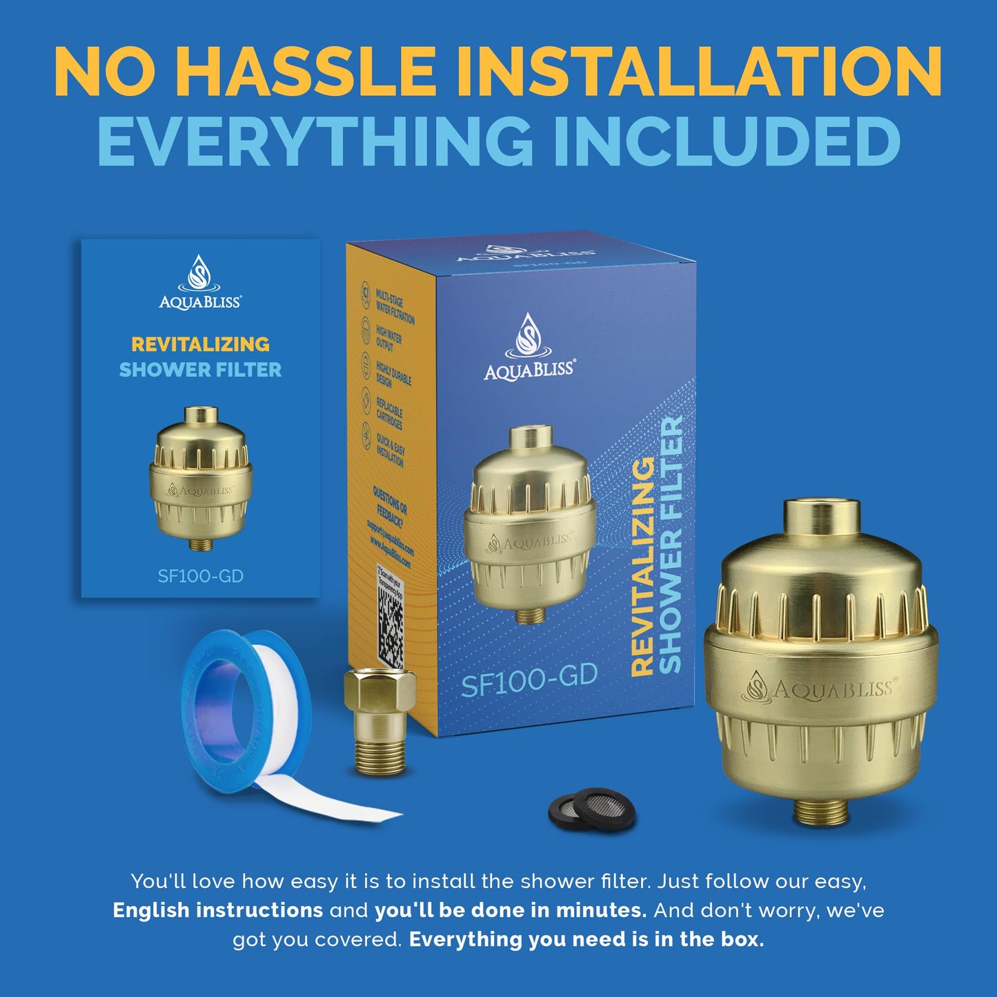 AquaBliss High Output Revitalizing Shower Filter