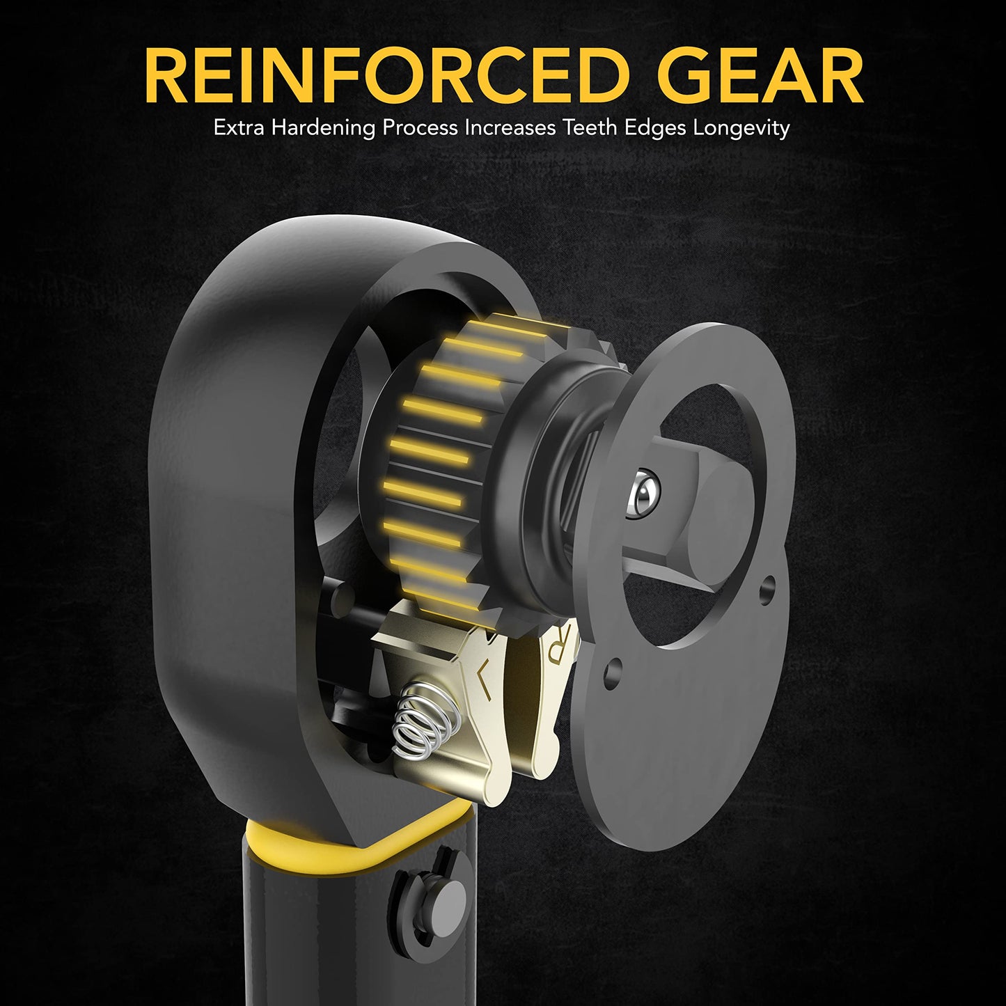 LEXIVON Torque Wrench 1/2-Inch Drive Click 10~150 Ft-Lb/13.6~203.5 Nm (LX-183)