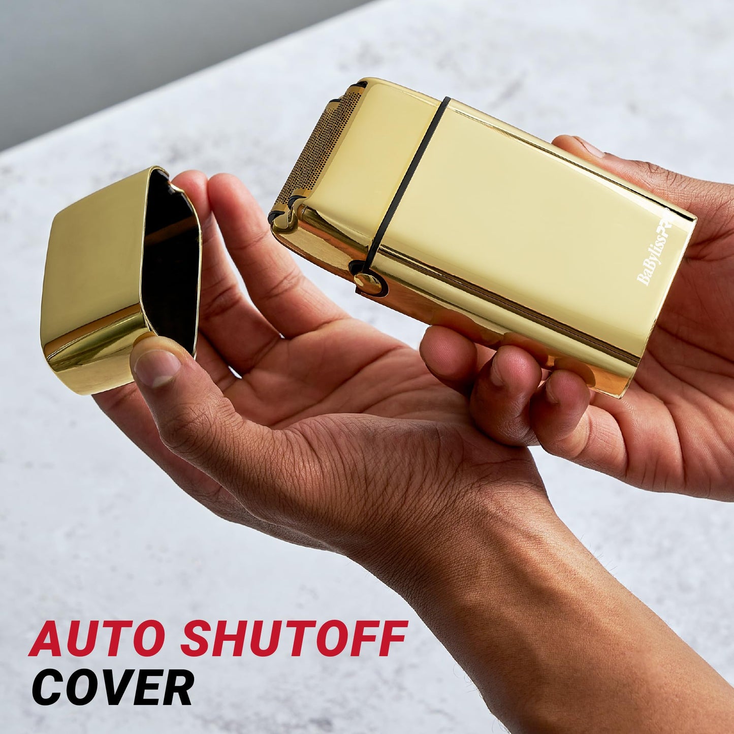 METALFX Double Foil Shaver, Handheld Electric Razor for Travel, Portable Cordless Close Face Shaver for Head, Beard, & Neck