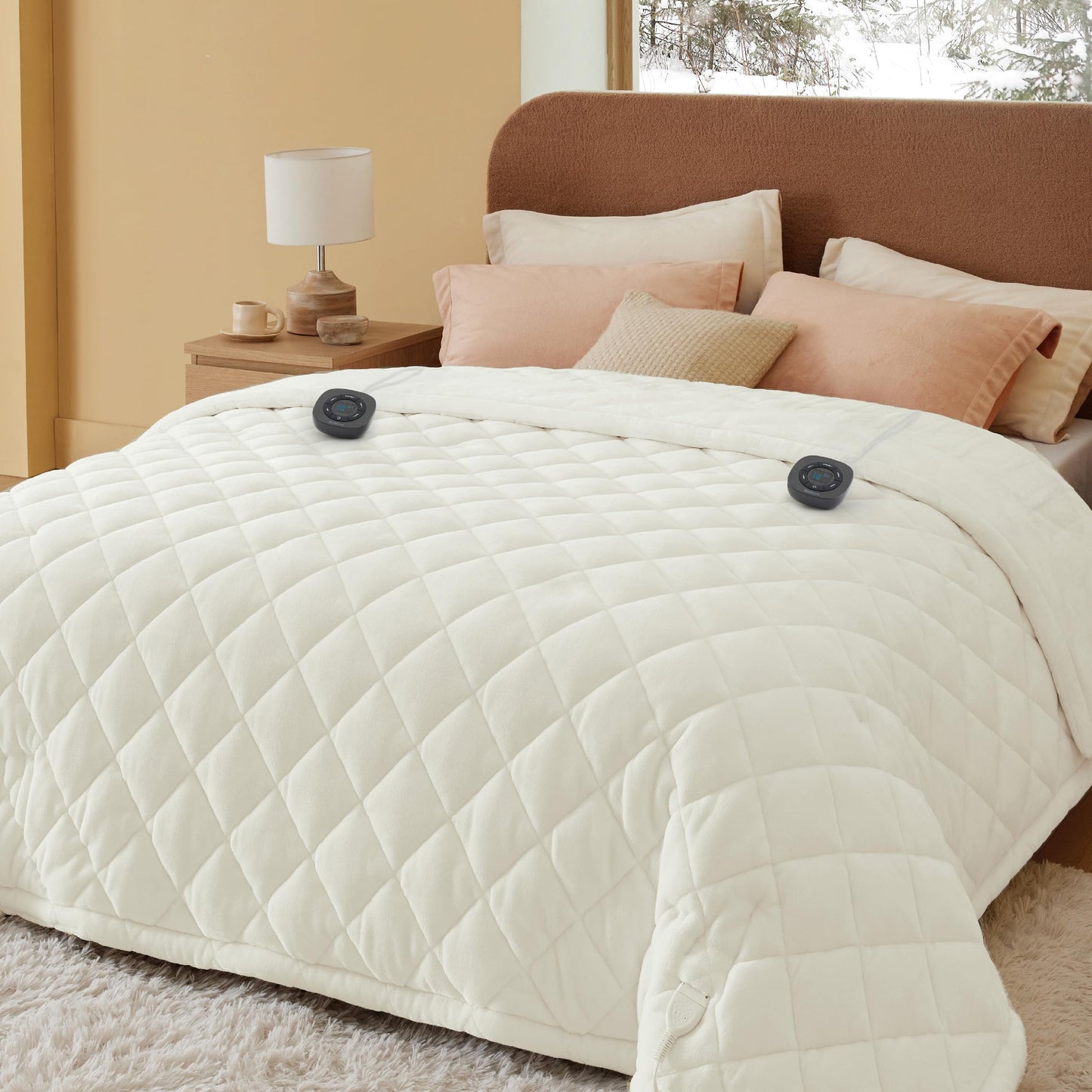 Bedsure Heated Blanket Throw Blanket