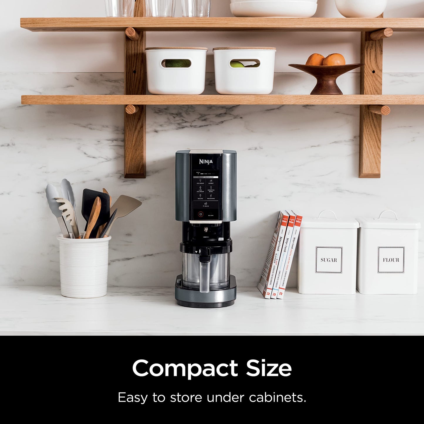 Ninja CREAMi Deluxe Ice Cream & Frozen Treat Maker for Ice Cream, Sorbet, Milkshakes, Frozen Yogurt, & More, 11-in-1, XL Capacity, Silver, Includes (2) Family-Sized 24 oz. Tubs, NC501