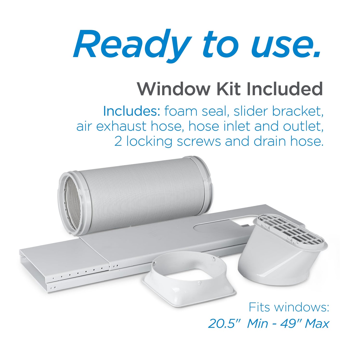 BLACK+DECKER Portable Air Conditioner, 8,000 BTU Rooms up to 400 Sq. Ft