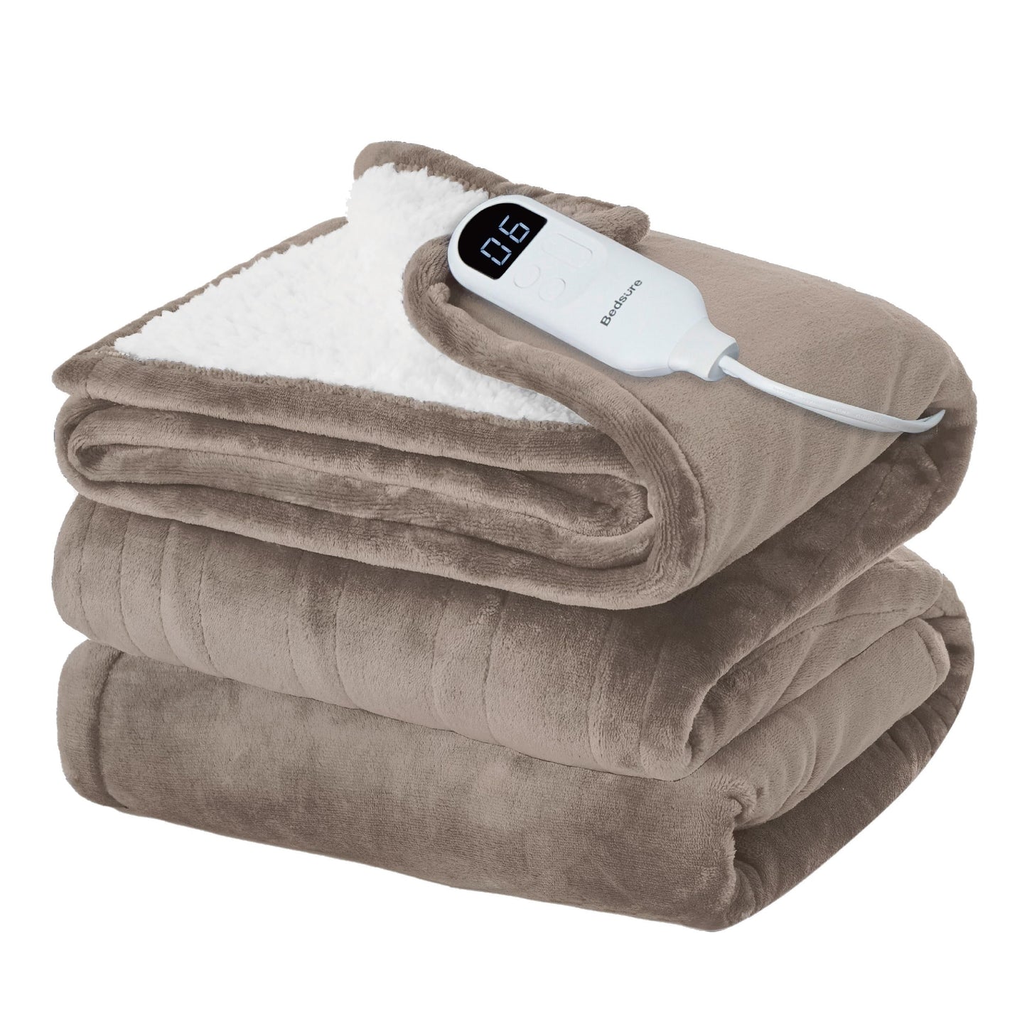 Bedsure Heated Blanket Throw Blanket