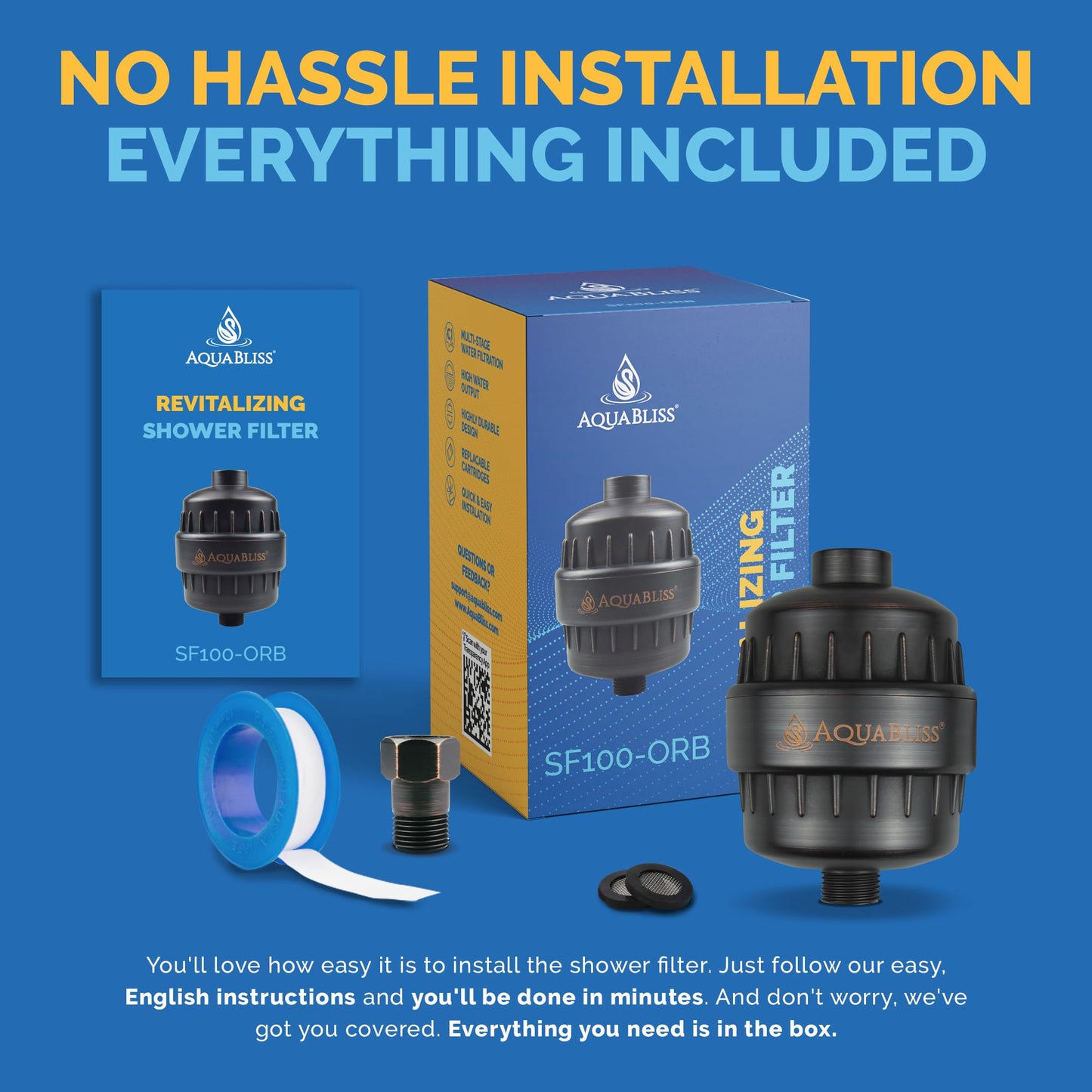 AquaBliss High Output Revitalizing Shower Filter