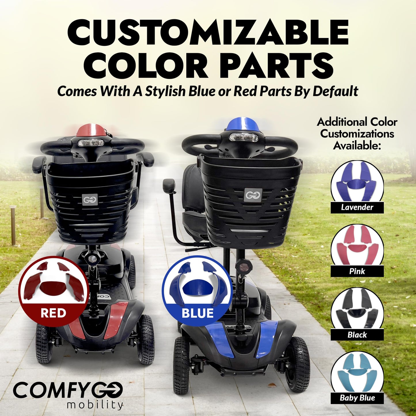 Comfygo Electric Mobility Scooter Z-4 for Adults