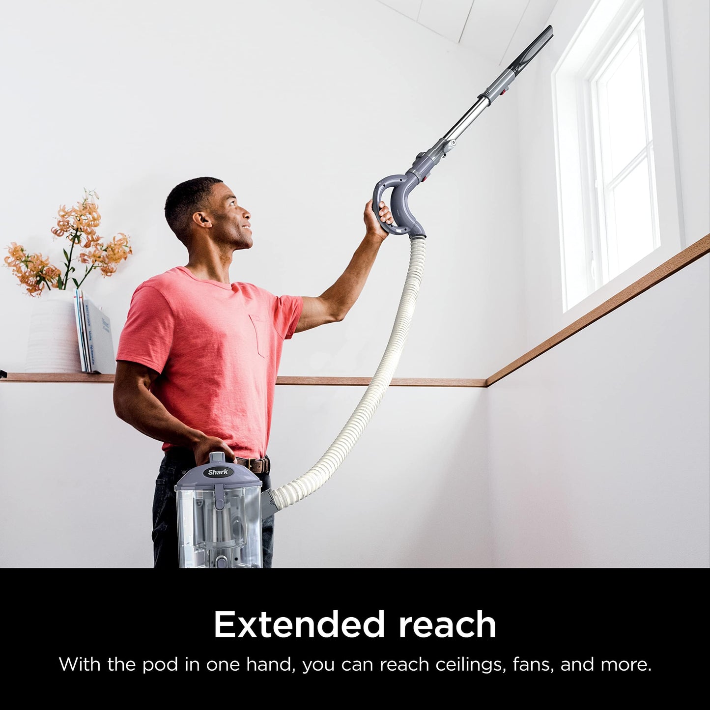 Shark Upright Vacuum, Navigator Lift-Away Deluxe with Large Dust Cup Capacity