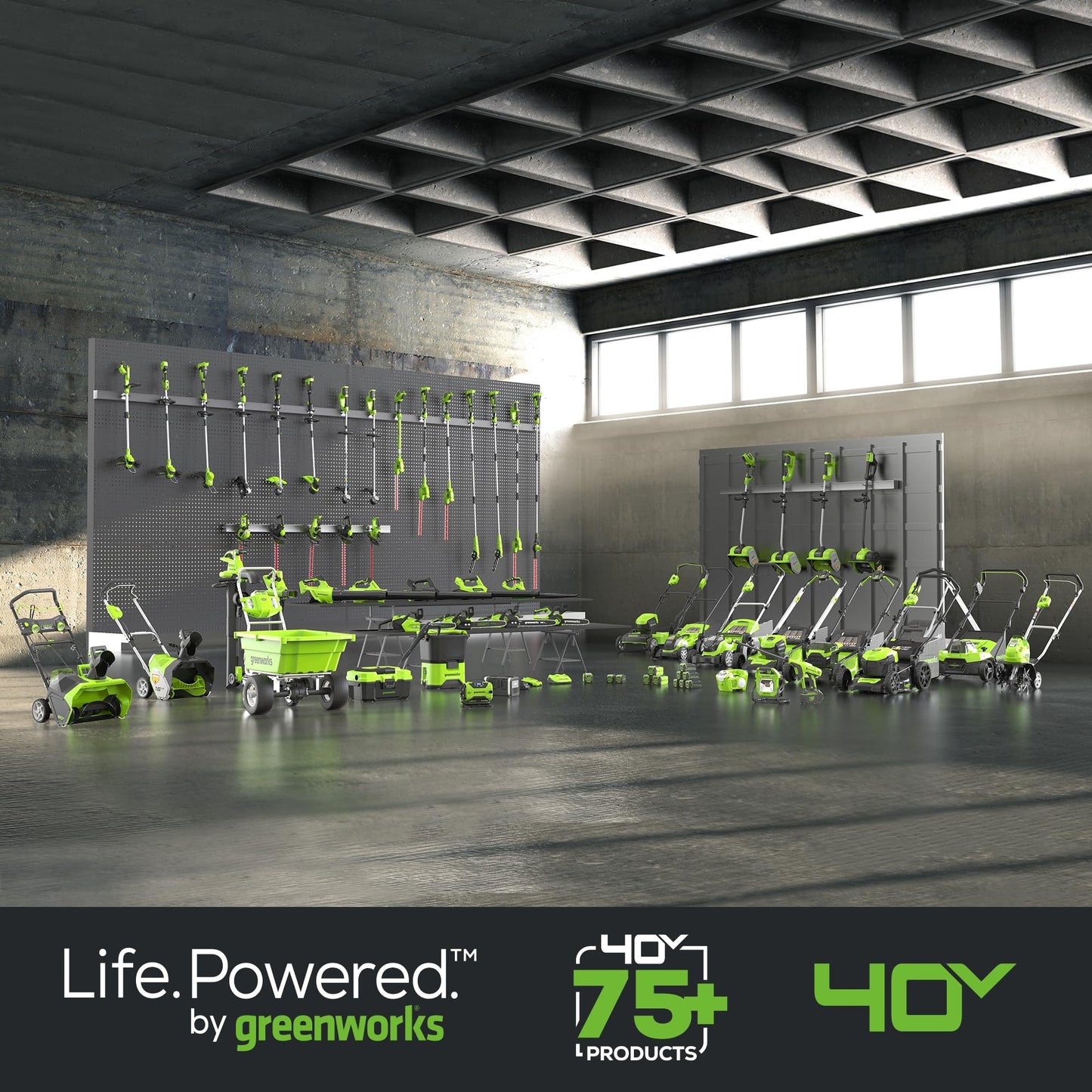 Greenworks 40V Lawn Care Combo Kit