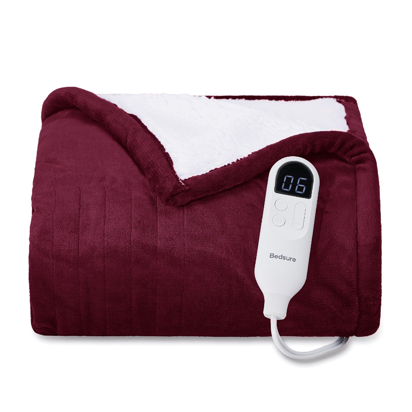 Bedsure Heated Blanket Throw Blanket