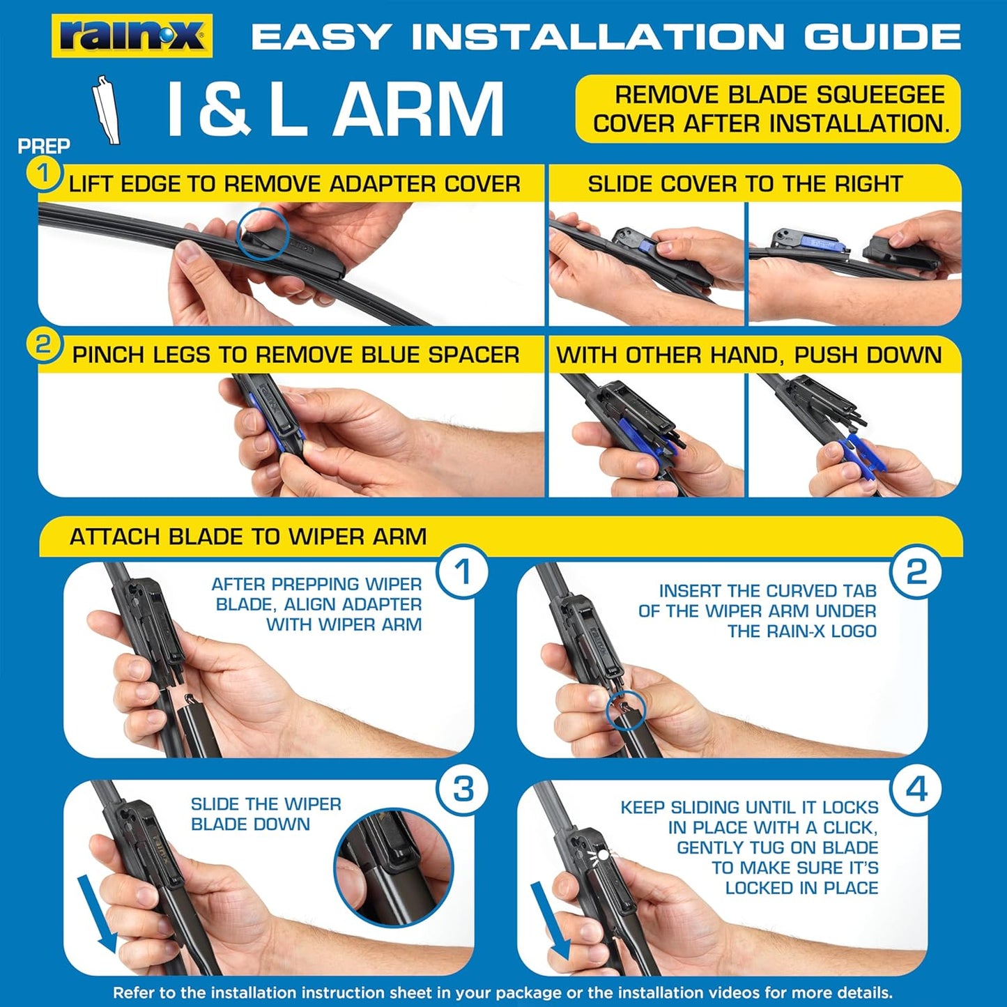Rain-X 810322 Repellency Water Repellent Wiper Blades