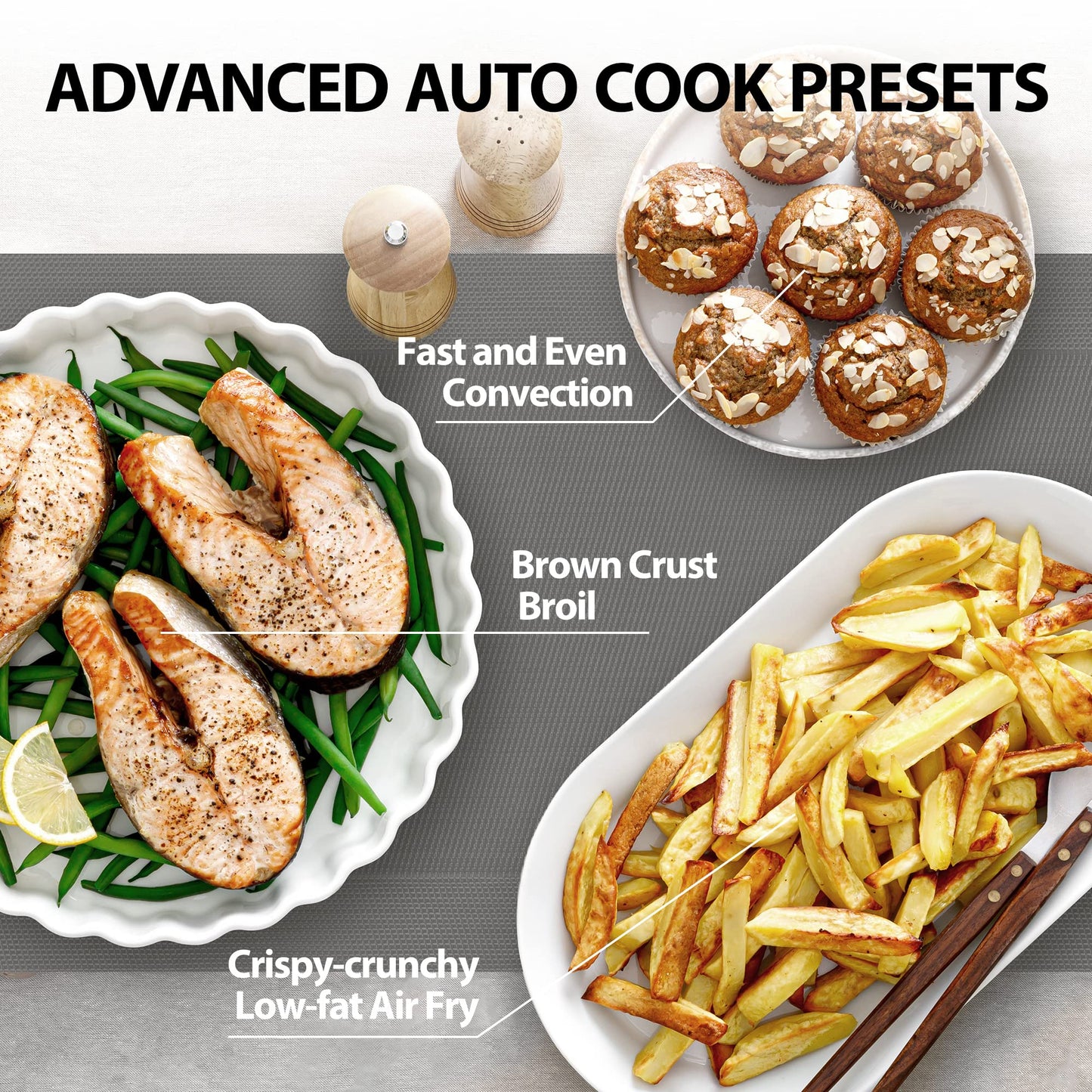 TOSHIBA EM131A5C-BS Countertop Microwave Ovens 1.2 Cu Ft, 12.4" Removable Turntable Smart Humidity Sensor 12 Auto Menus Mute Function ECO Mode Easy Clean Interior Black Color 1000W