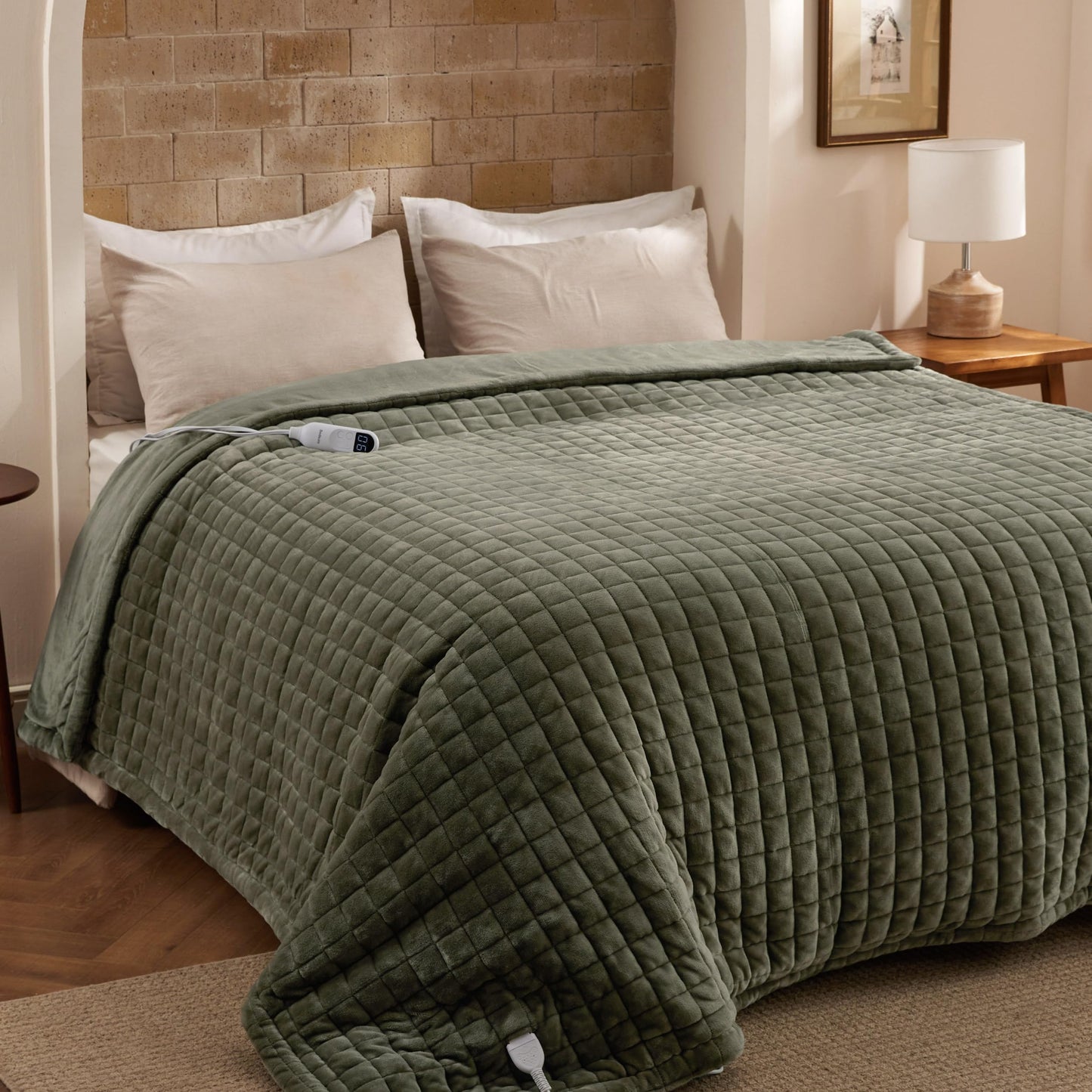 Bedsure Heated Blanket Throw Blanket