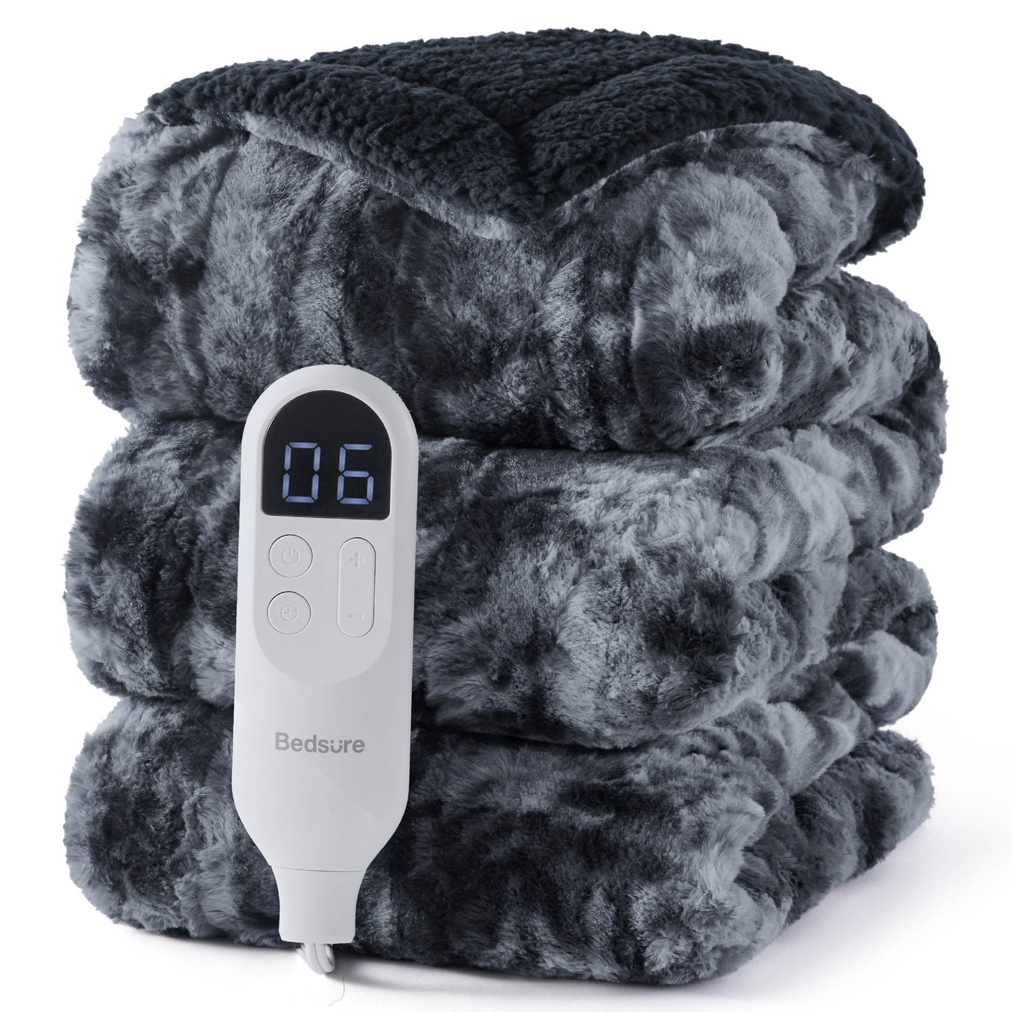 Bedsure Heated Blanket Throw Blanket