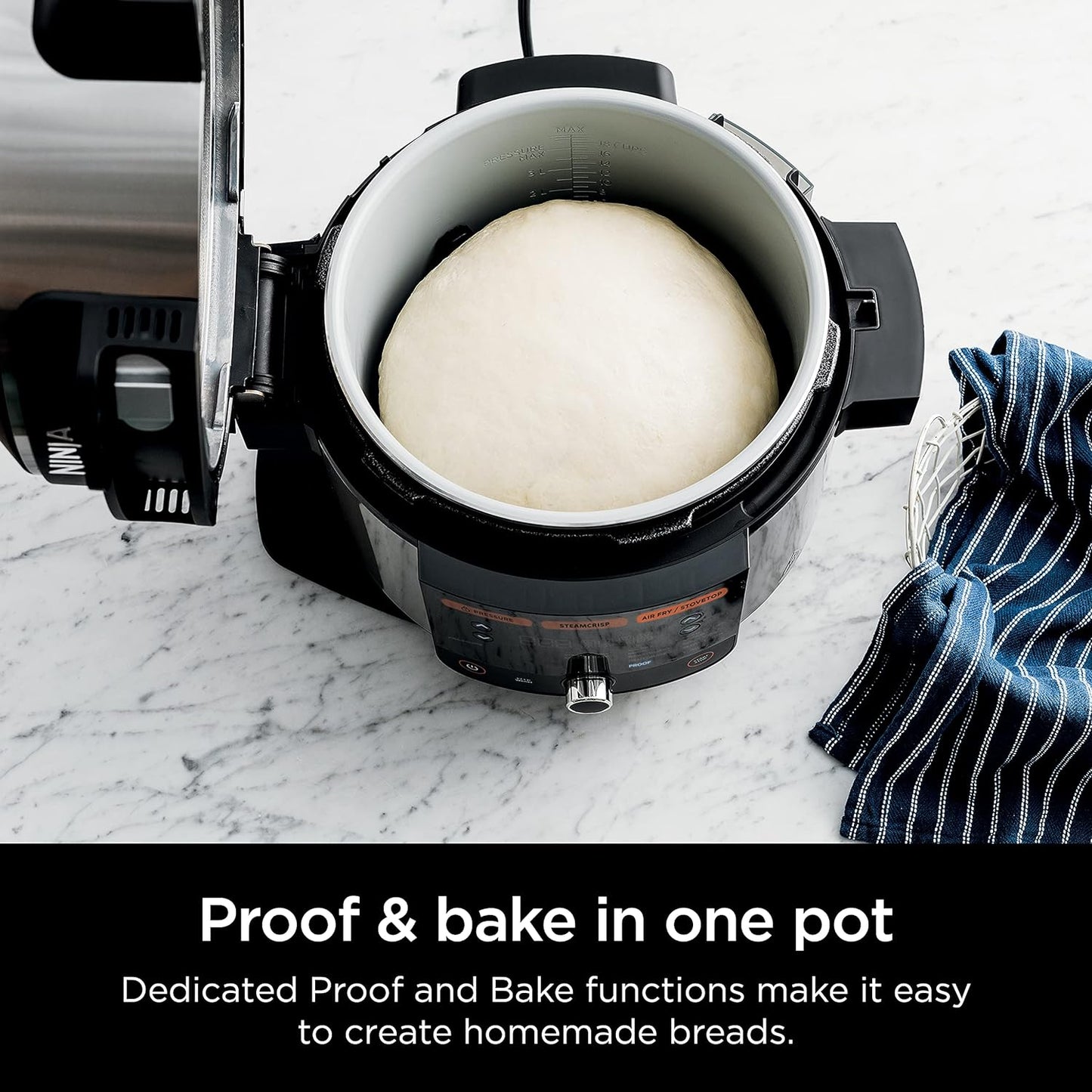 Ninja OL500 Foodi 6.5 Qt. 14-in-1 Pressure Cooker Steam Fryer with SmartLid