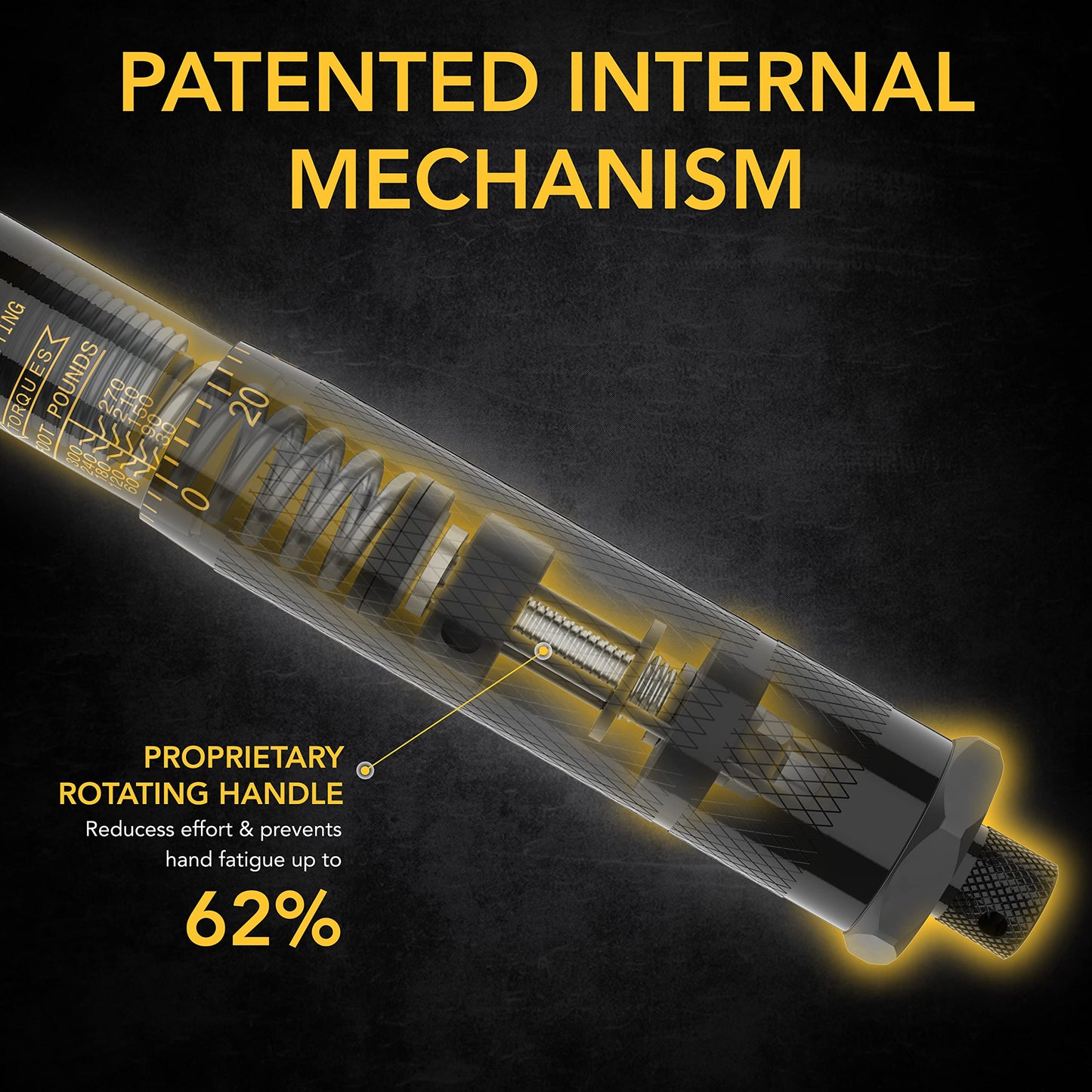 LEXIVON Torque Wrench 1/2-Inch Drive Click 10~150 Ft-Lb/13.6~203.5 Nm (LX-183)