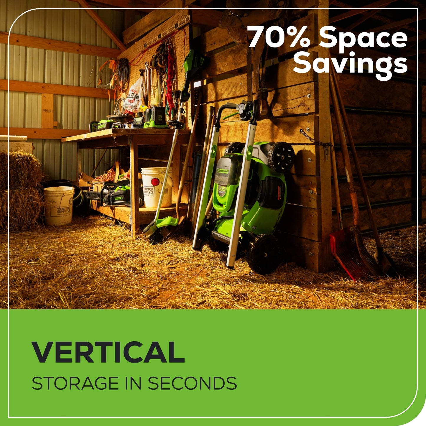 Greenworks 60V 17" Brushless Cordless Push Lawn Mower, 2-in-1 Mulching/Bagging