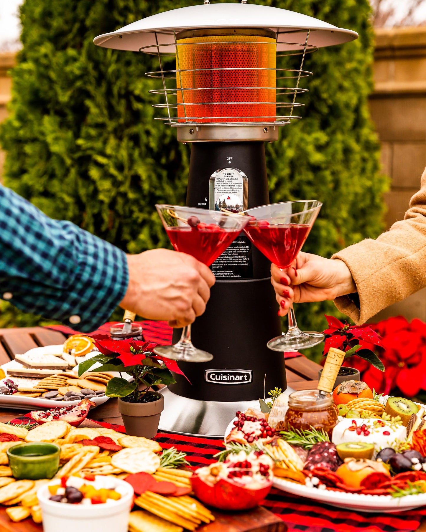 Cuisinart Portable Tabletop Patio Heater, 11,000 BTU Outdoor Propane Heater