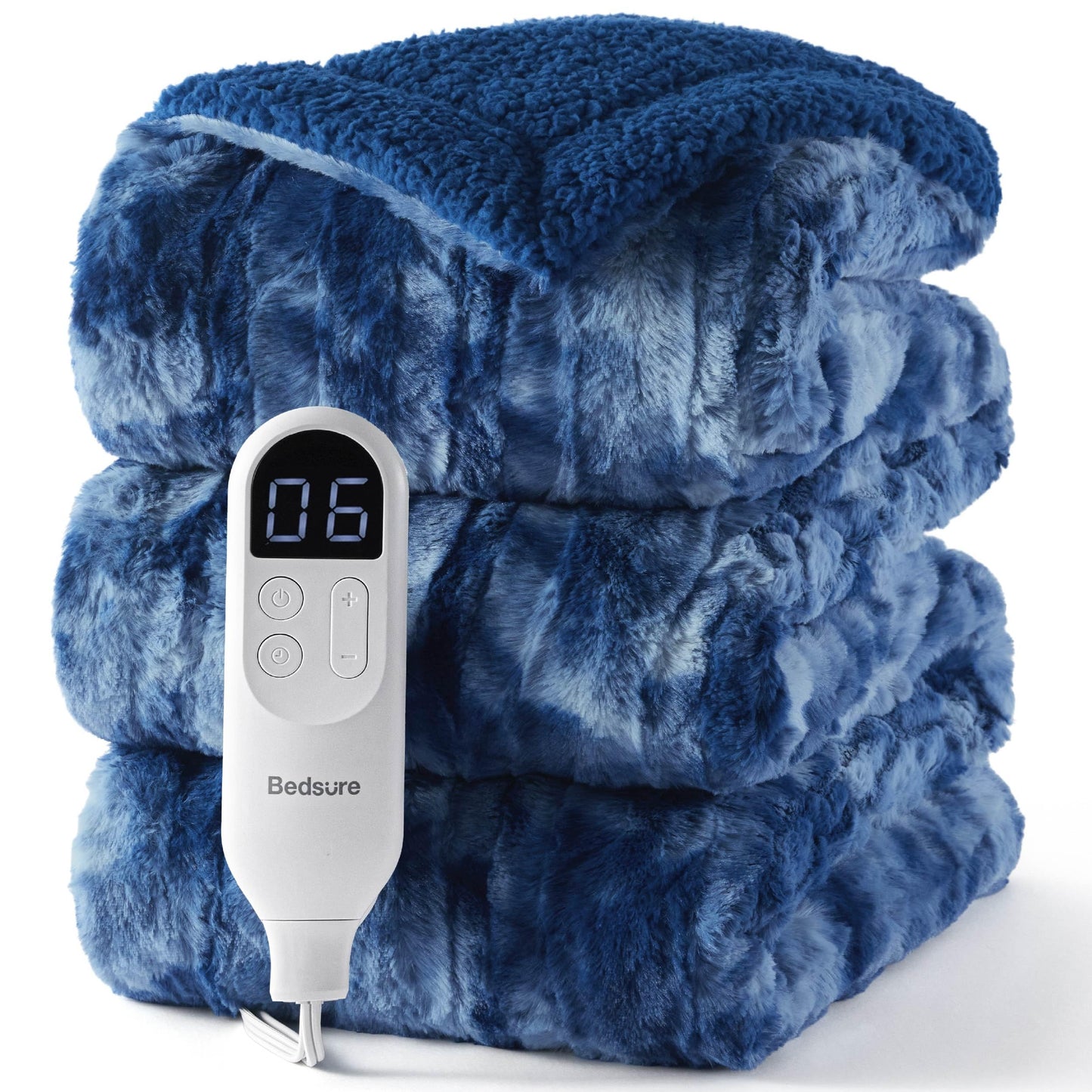 Bedsure Heated Blanket Throw Blanket