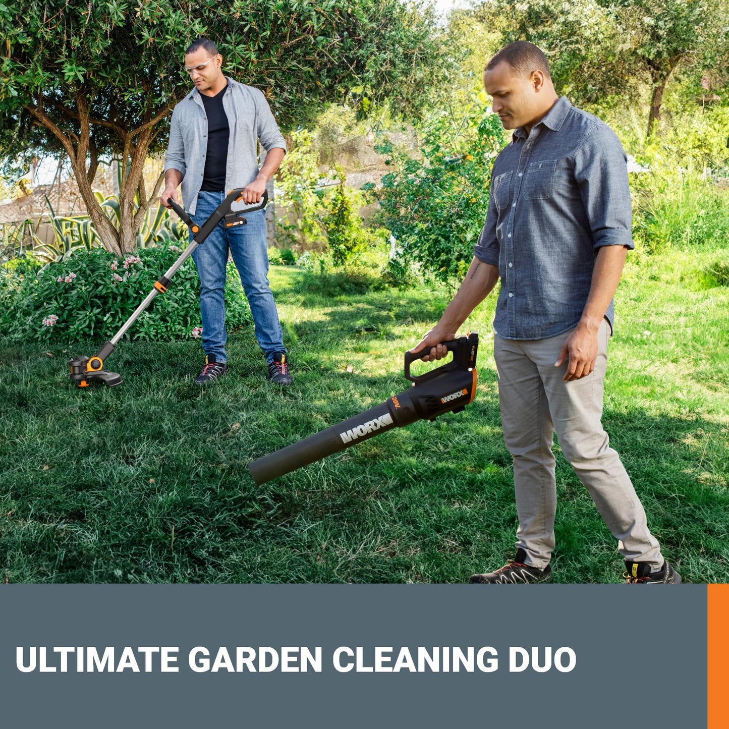 Worx String Trimmer Cordless GT3.0 20V PowerShare 12" Edger & Weed Trimmer