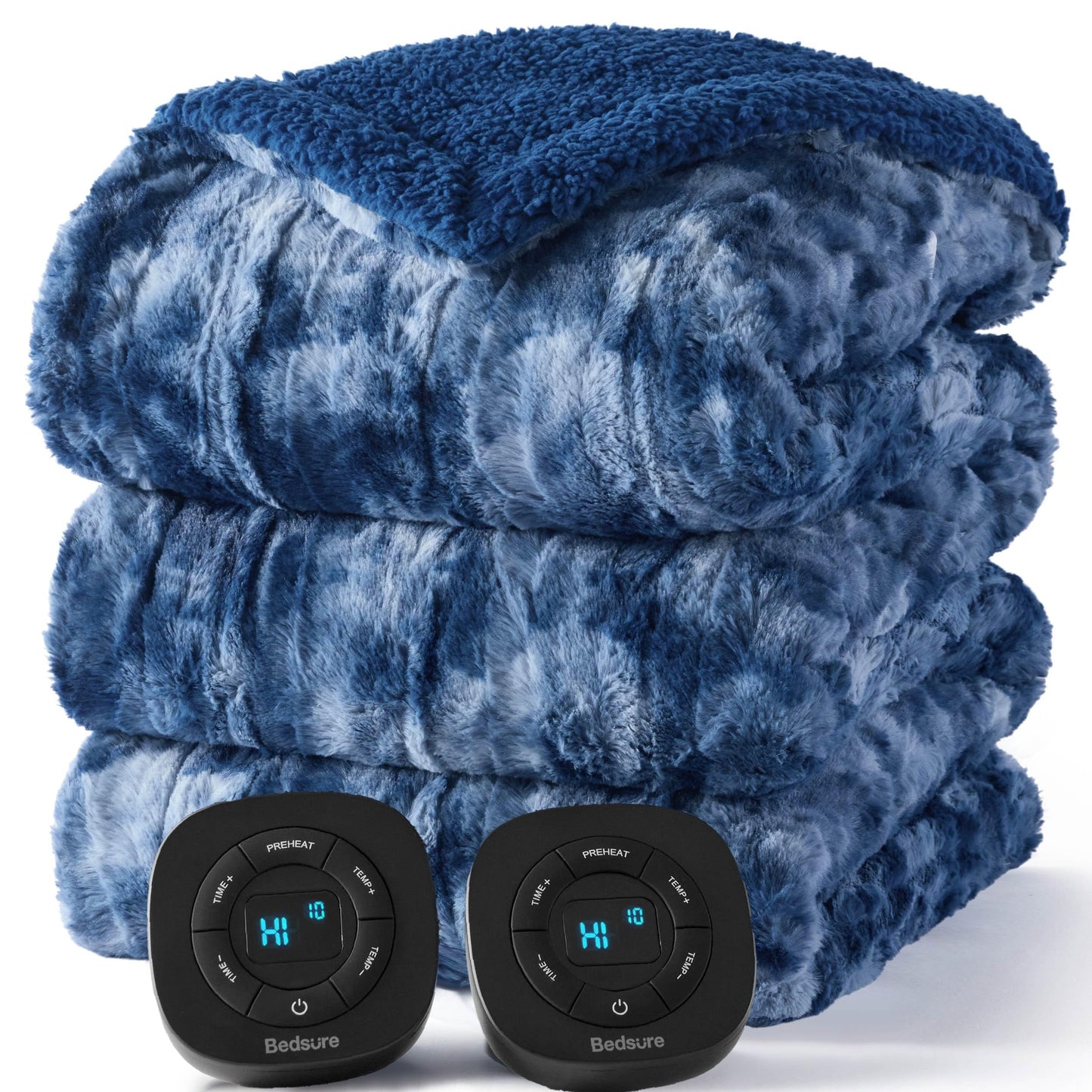 Bedsure Heated Blanket Throw Blanket
