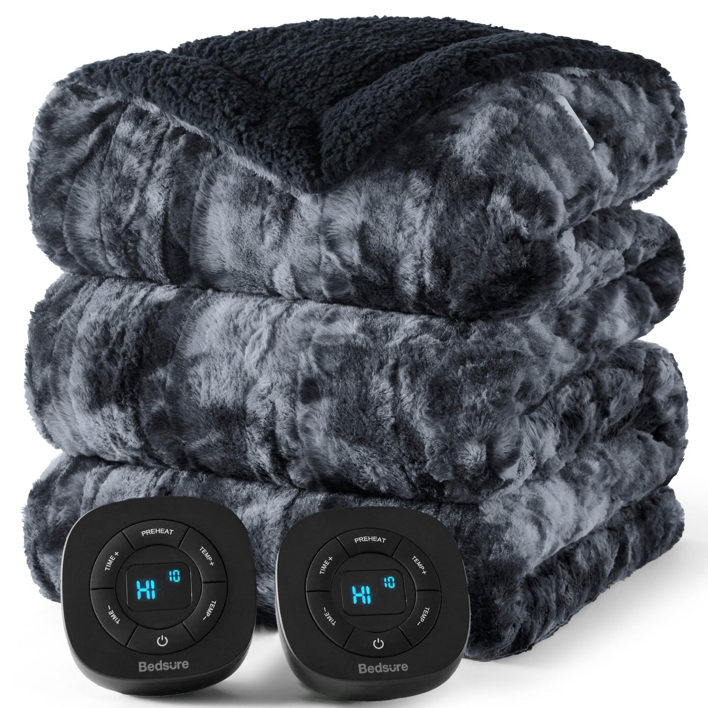 Bedsure Heated Blanket Throw Blanket