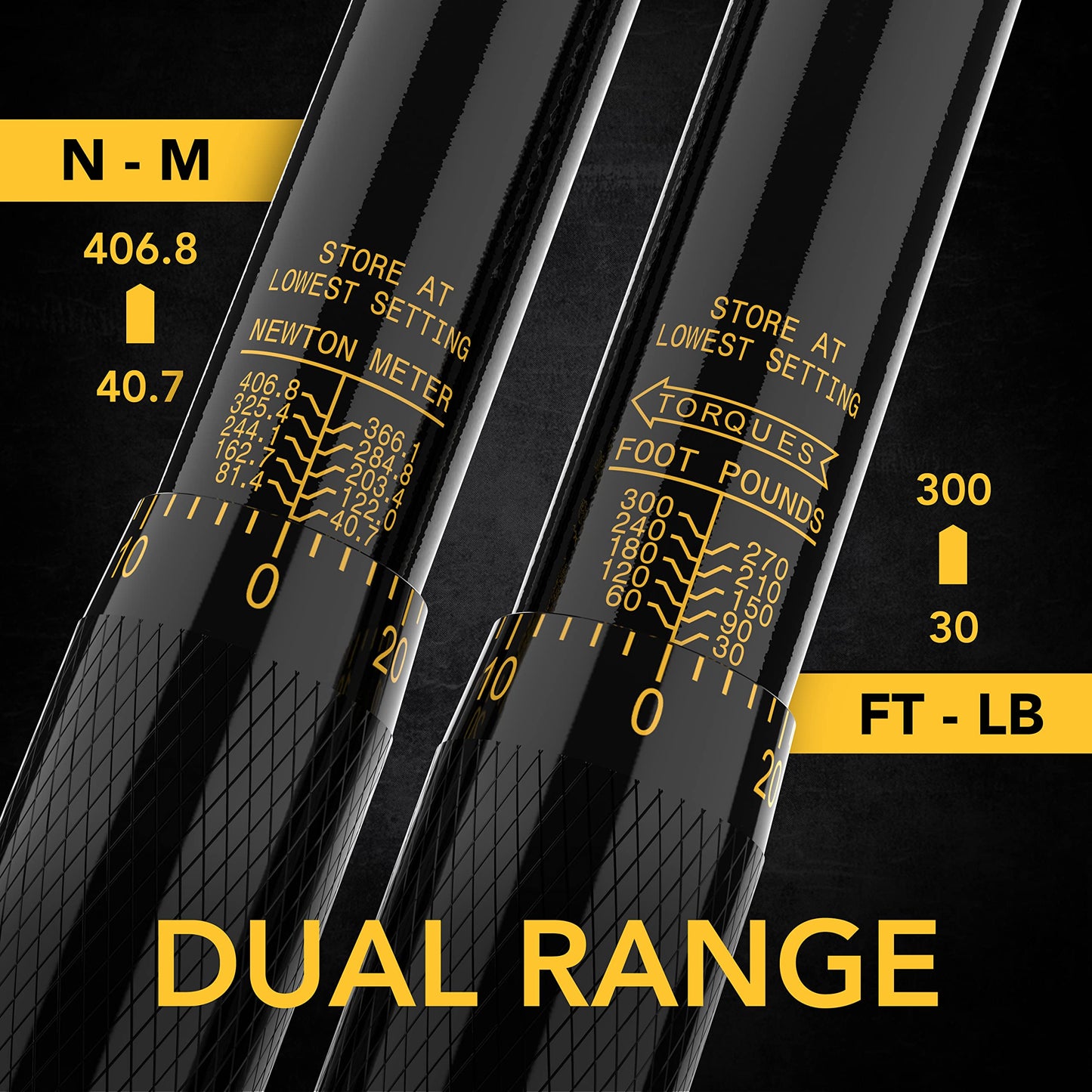 LEXIVON Torque Wrench 1/2-Inch Drive Click 10~150 Ft-Lb/13.6~203.5 Nm (LX-183)