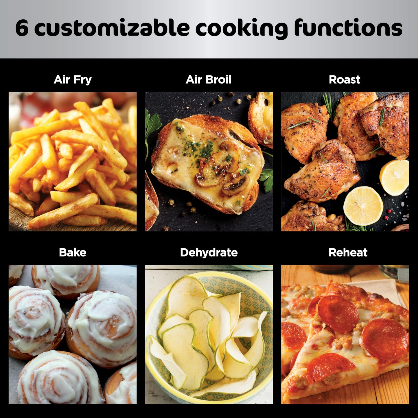 Ninja DZ201 Foodi 8 Quart 6-in-1 DualZone 2-Basket Air Fryer with 2 Independent Frying Baskets, Match Cook & Smart Finish to Roast, Broil, Dehydrate & More for Quick, Easy Meals, Grey