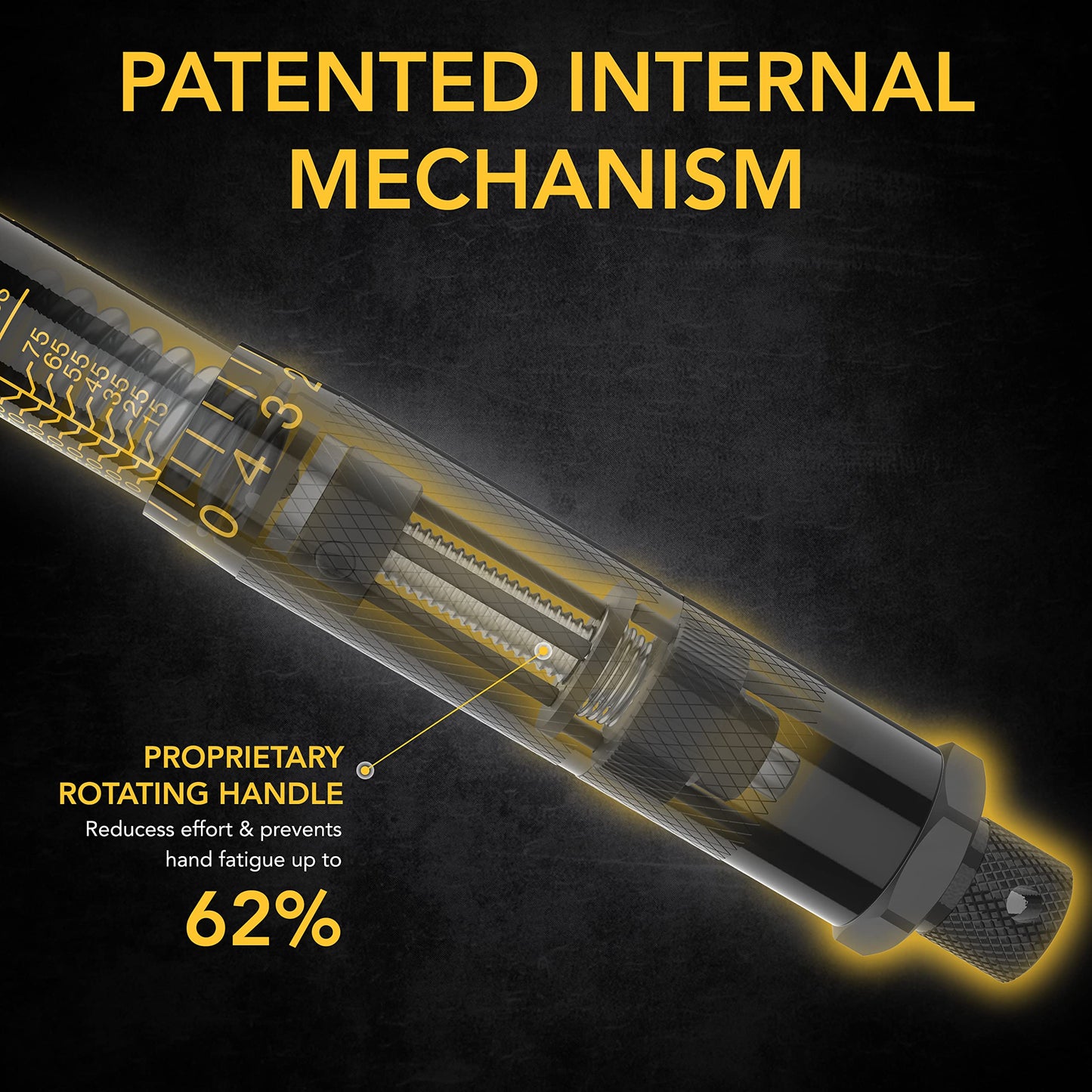 LEXIVON Torque Wrench 1/2-Inch Drive Click 10~150 Ft-Lb/13.6~203.5 Nm (LX-183)