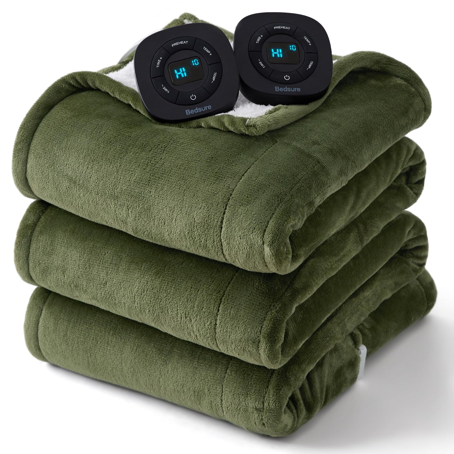 Bedsure Heated Blanket Throw Blanket