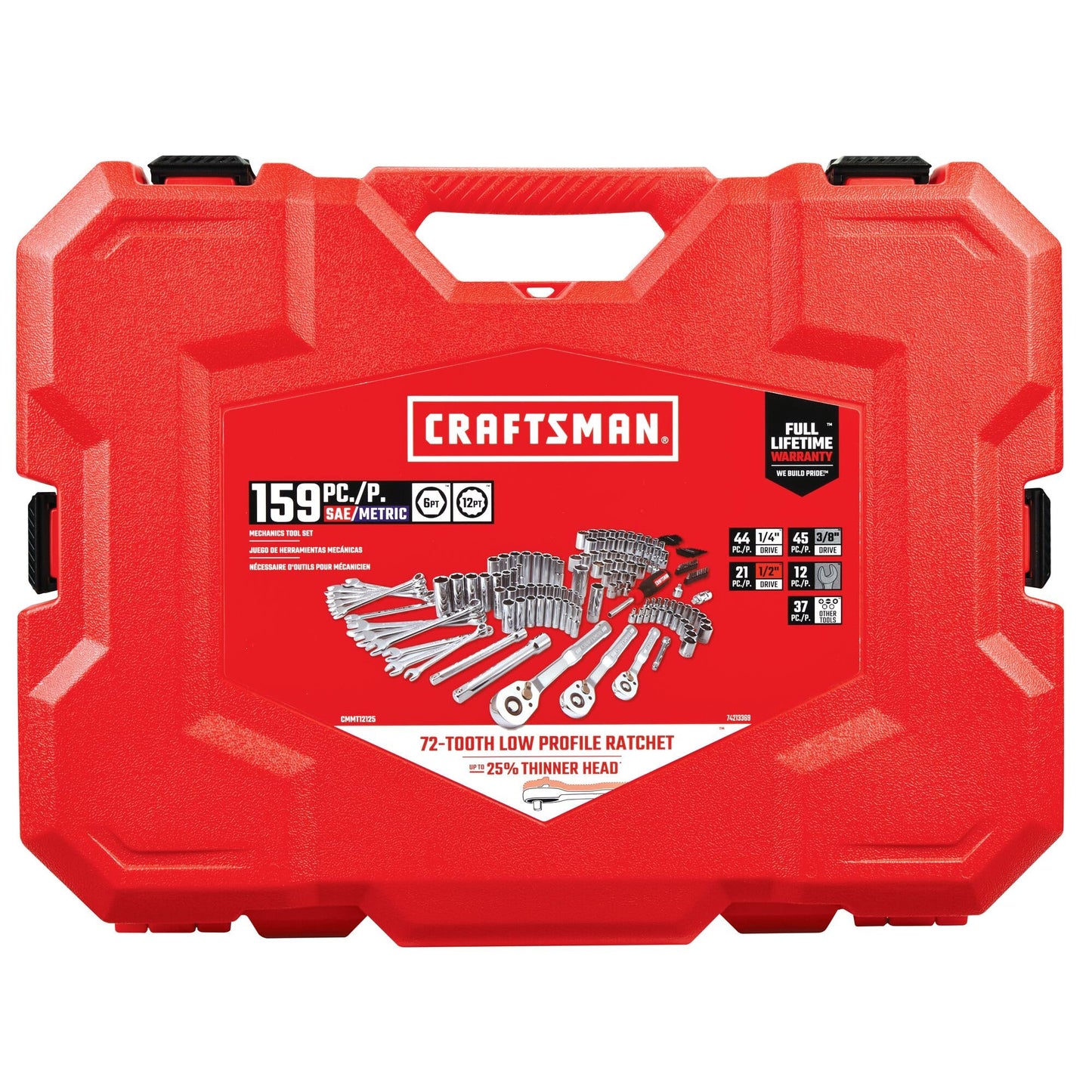 CRAFTSMAN Socket Set, 159 Piece Socket Wrench Set Mechanics Tools